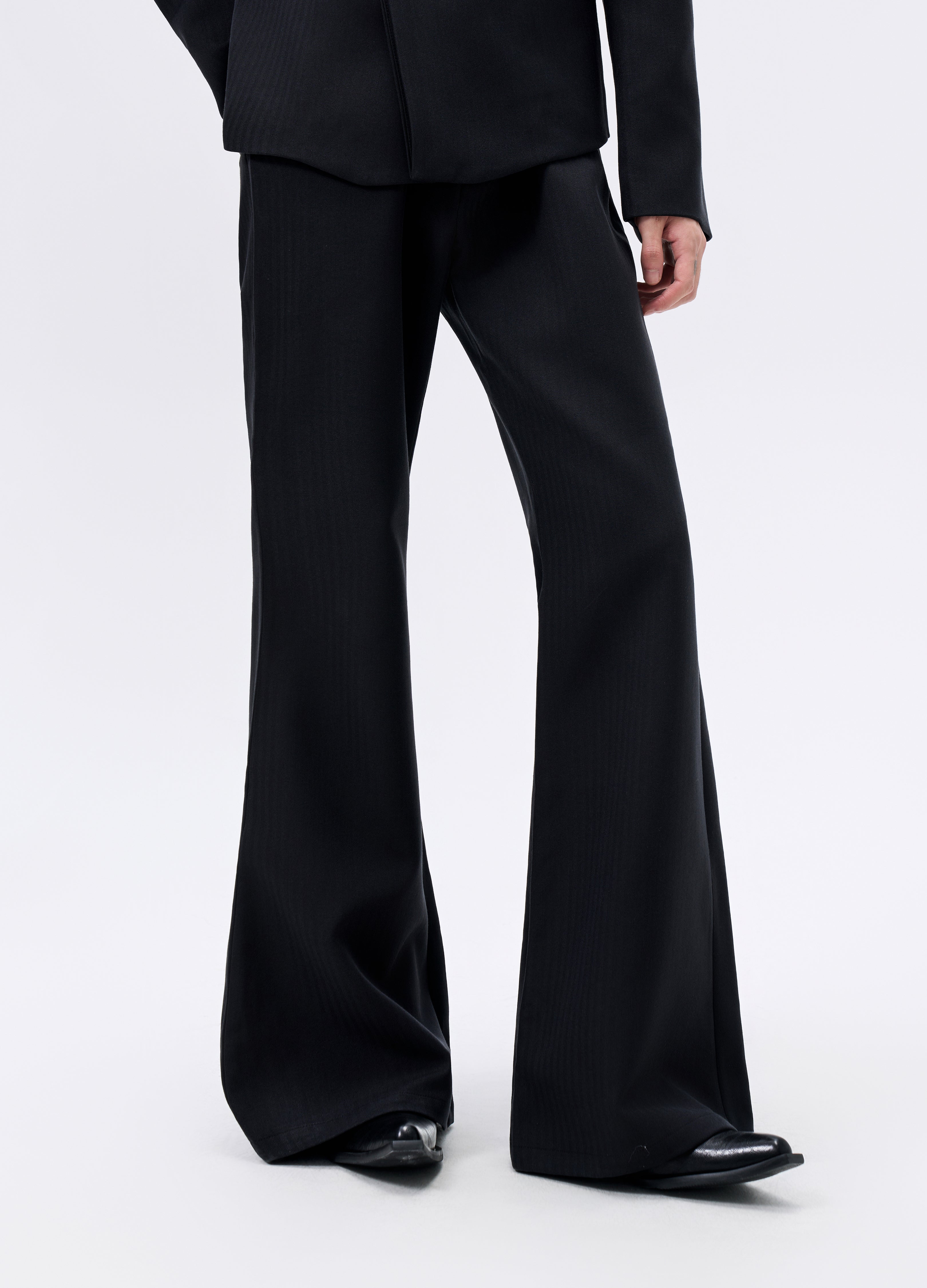25FW HERRINGBONE FLARE TROUSERS