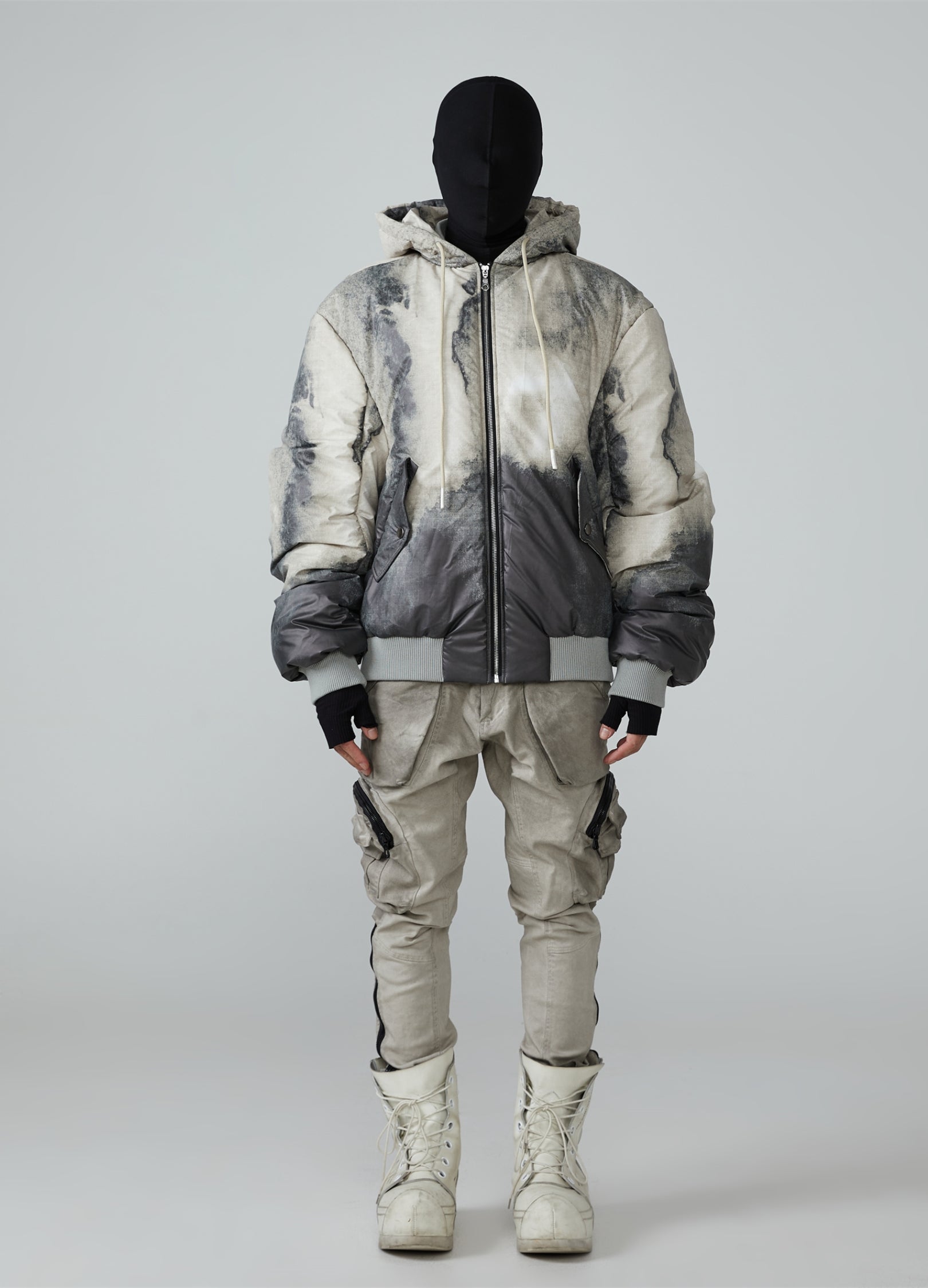 23FW Tie-Dye Silhouette Bread Jacket