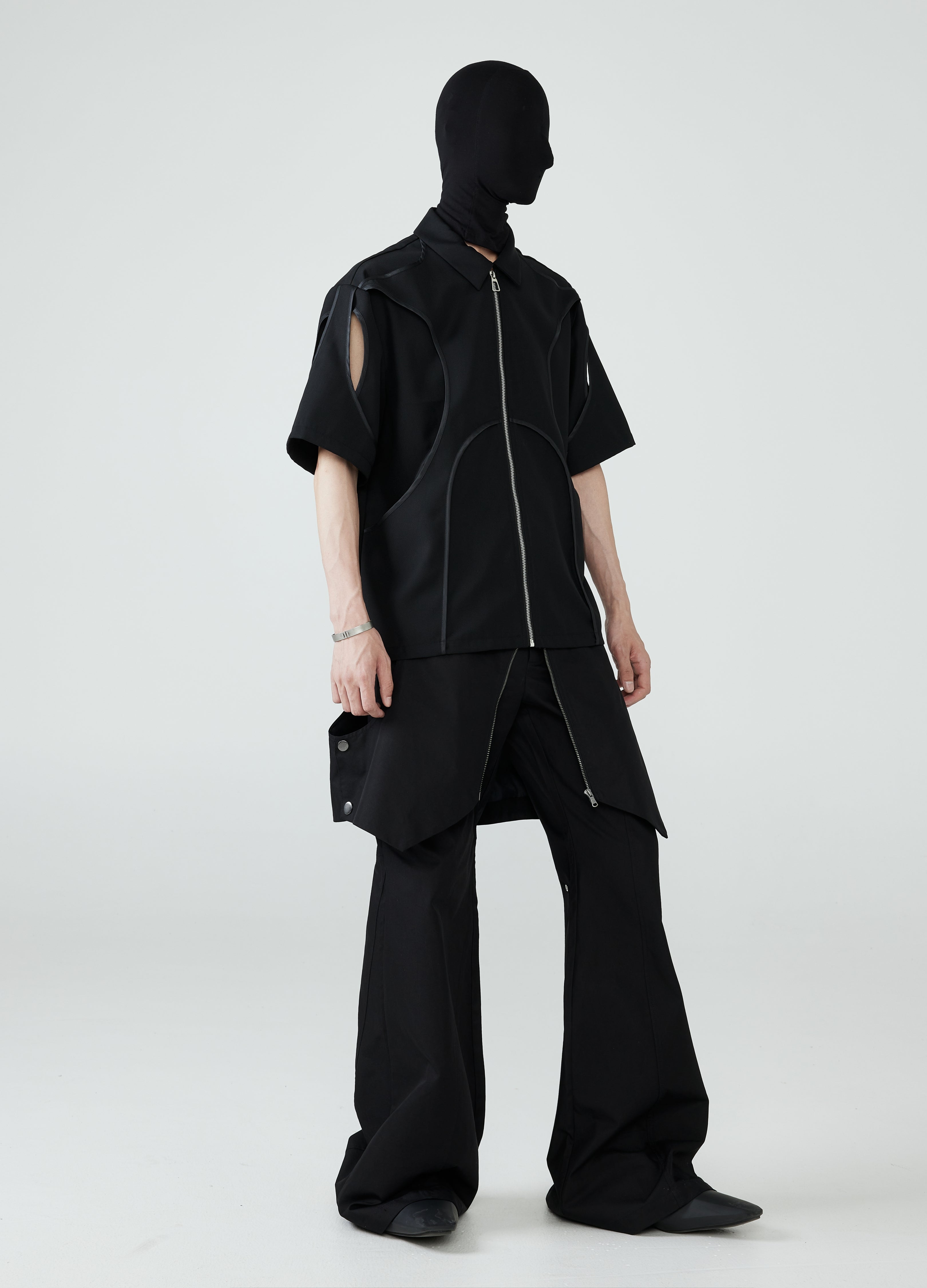 24SS Avant-Garde Hollow-Out Shirt