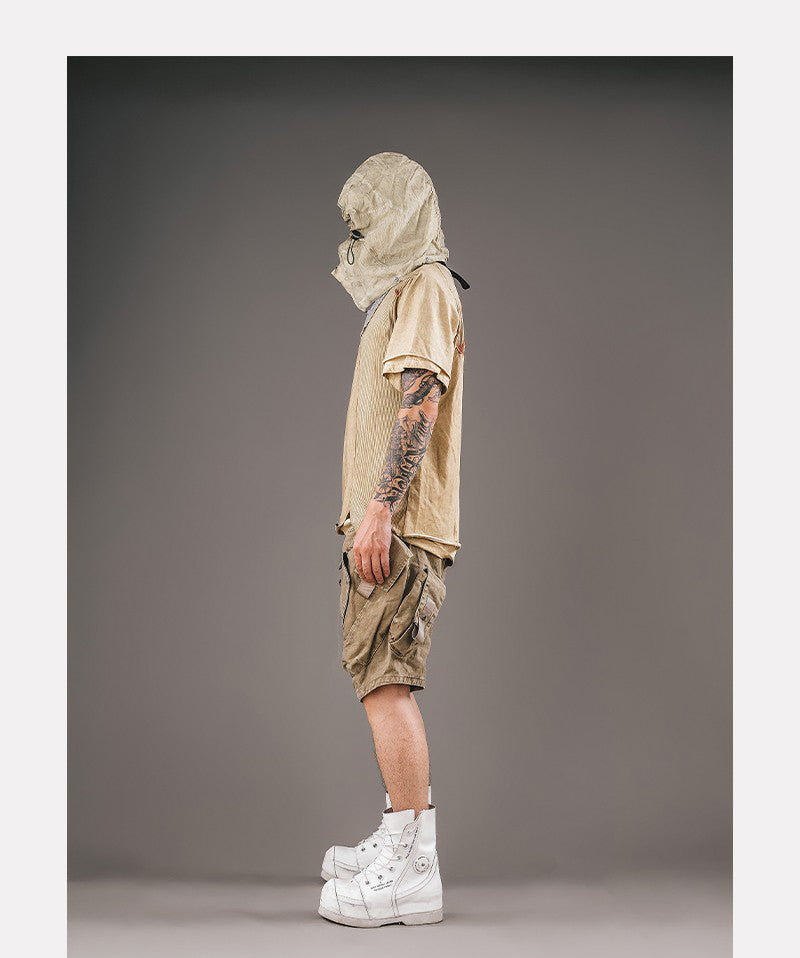 DRKLEI WASTELAND TECH CARGO SHORTS