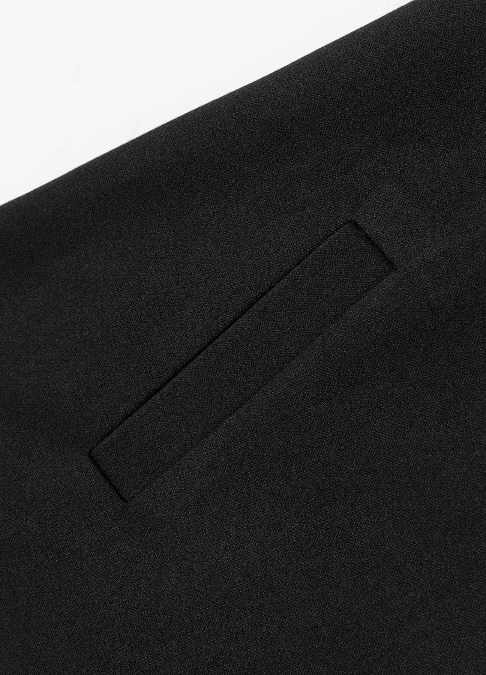 23FW Unbuttoned Woolen Coat