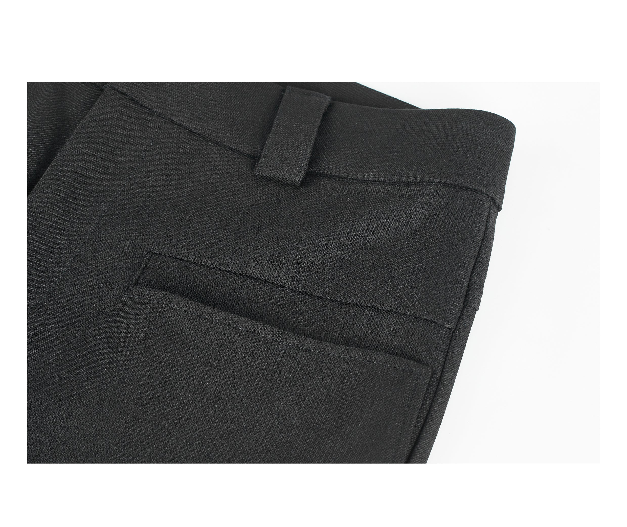 DRAPE FLARE SUIT TROUSERS