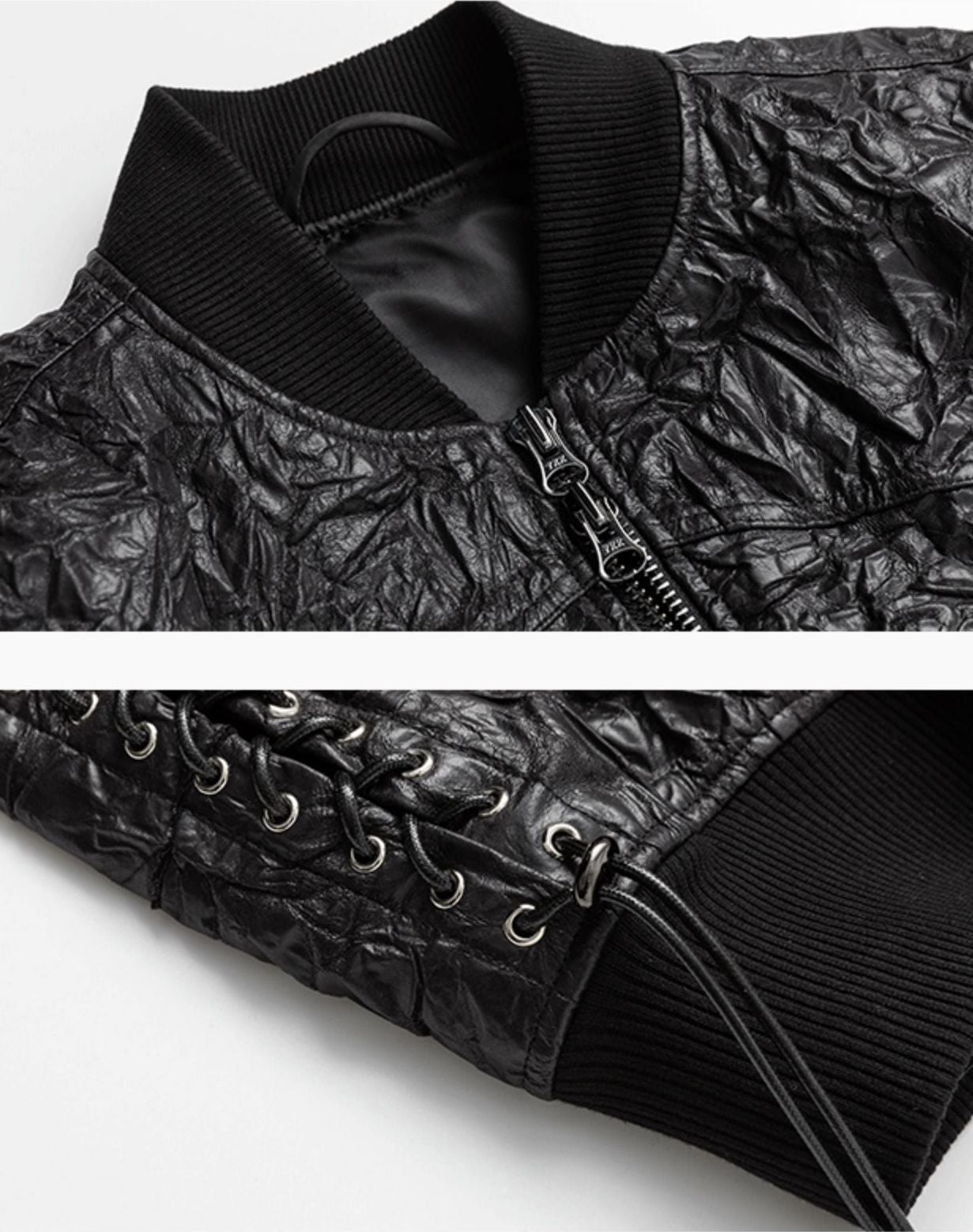 22SS Cracked Embrace Heart Bomber