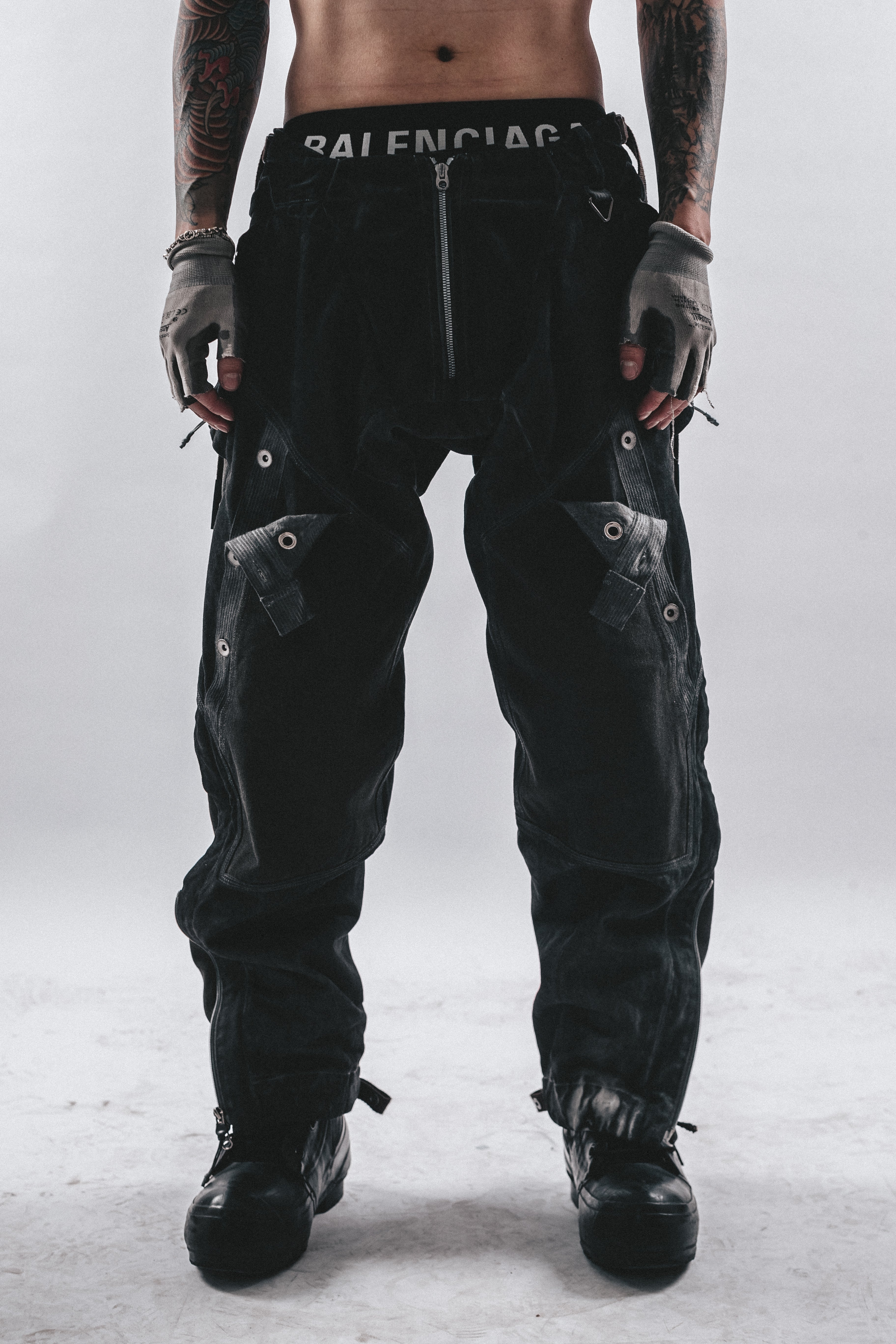 DRKLEI WASTELAND ADJUSTABLE CARGO PANTS