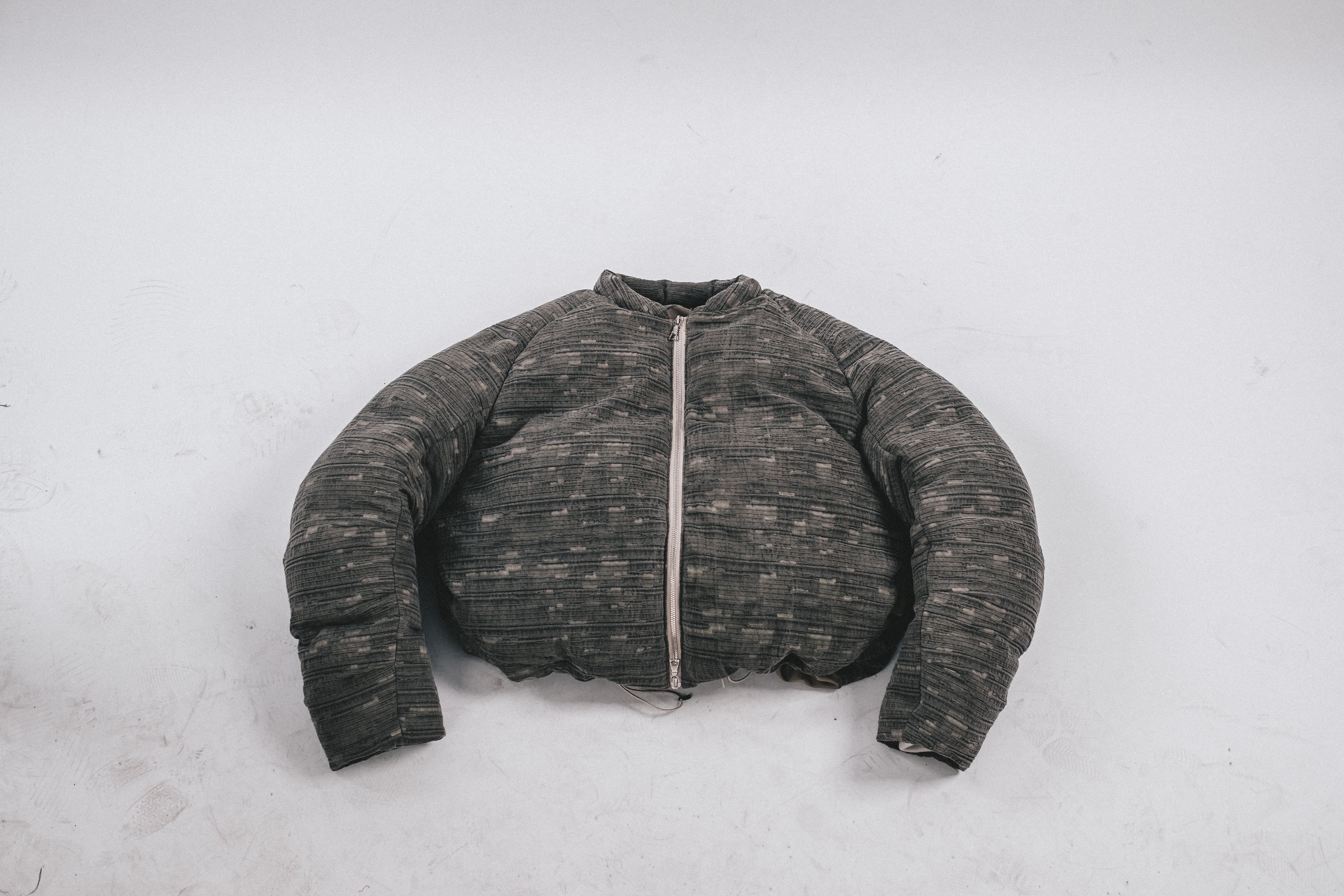 DRKLEI Wasteland Texture Puffer Jacket