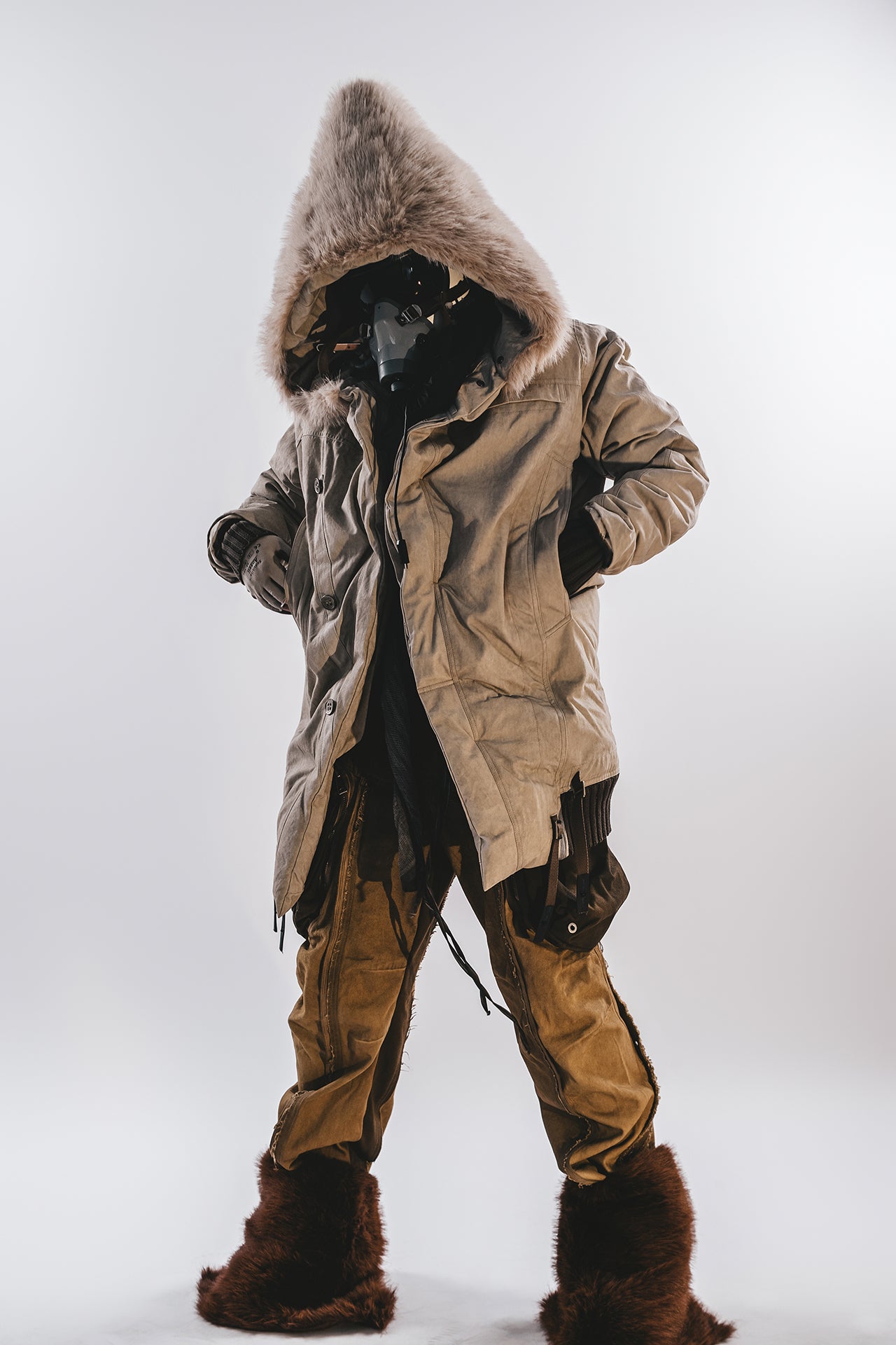 DRKLEI GLACIER HOODED SNOW PARKA
