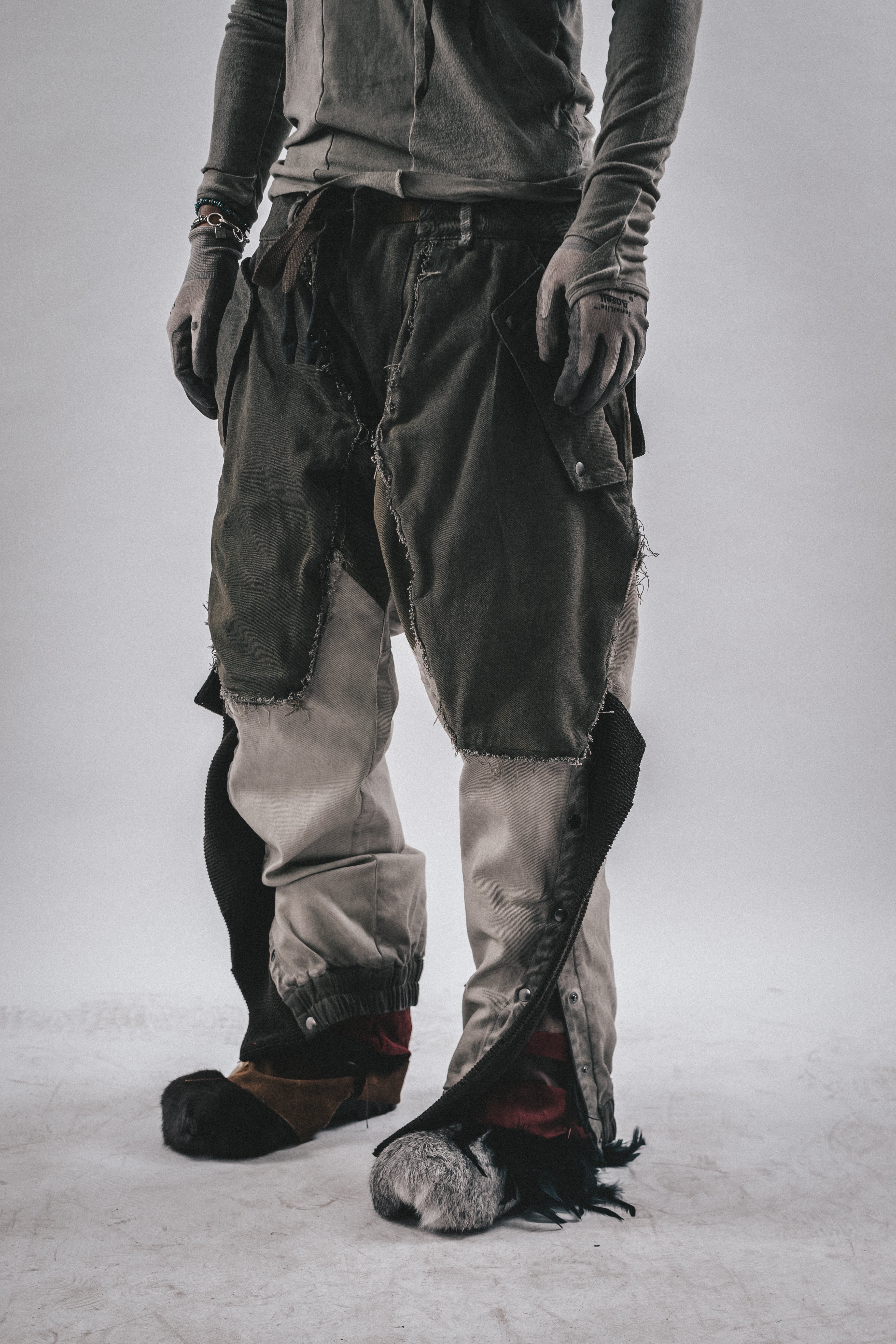 DRKLEI NOMAD WASTELAND PATCHWORK PANTS