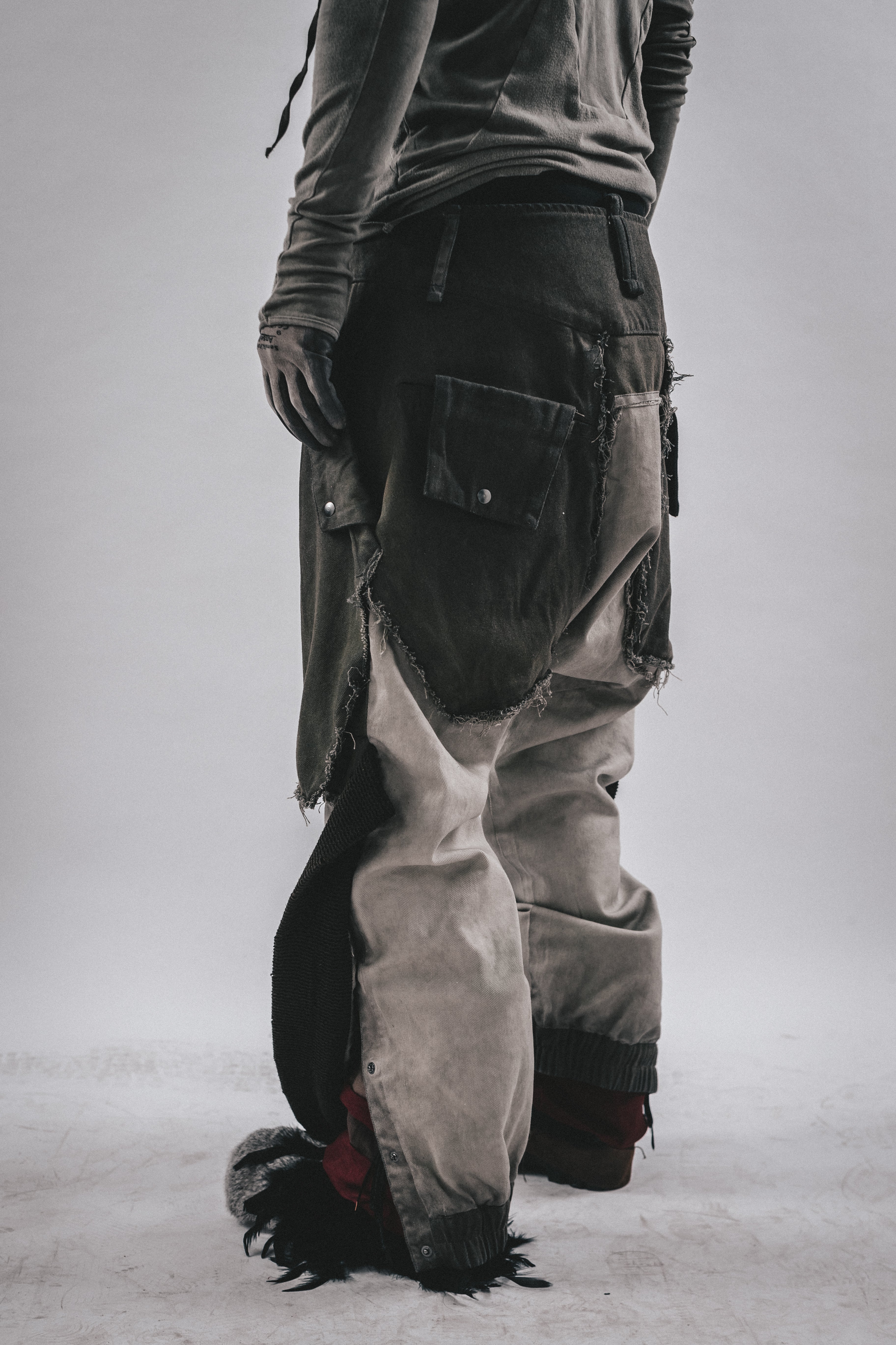 DRKLEI NOMAD WASTELAND PATCHWORK PANTS