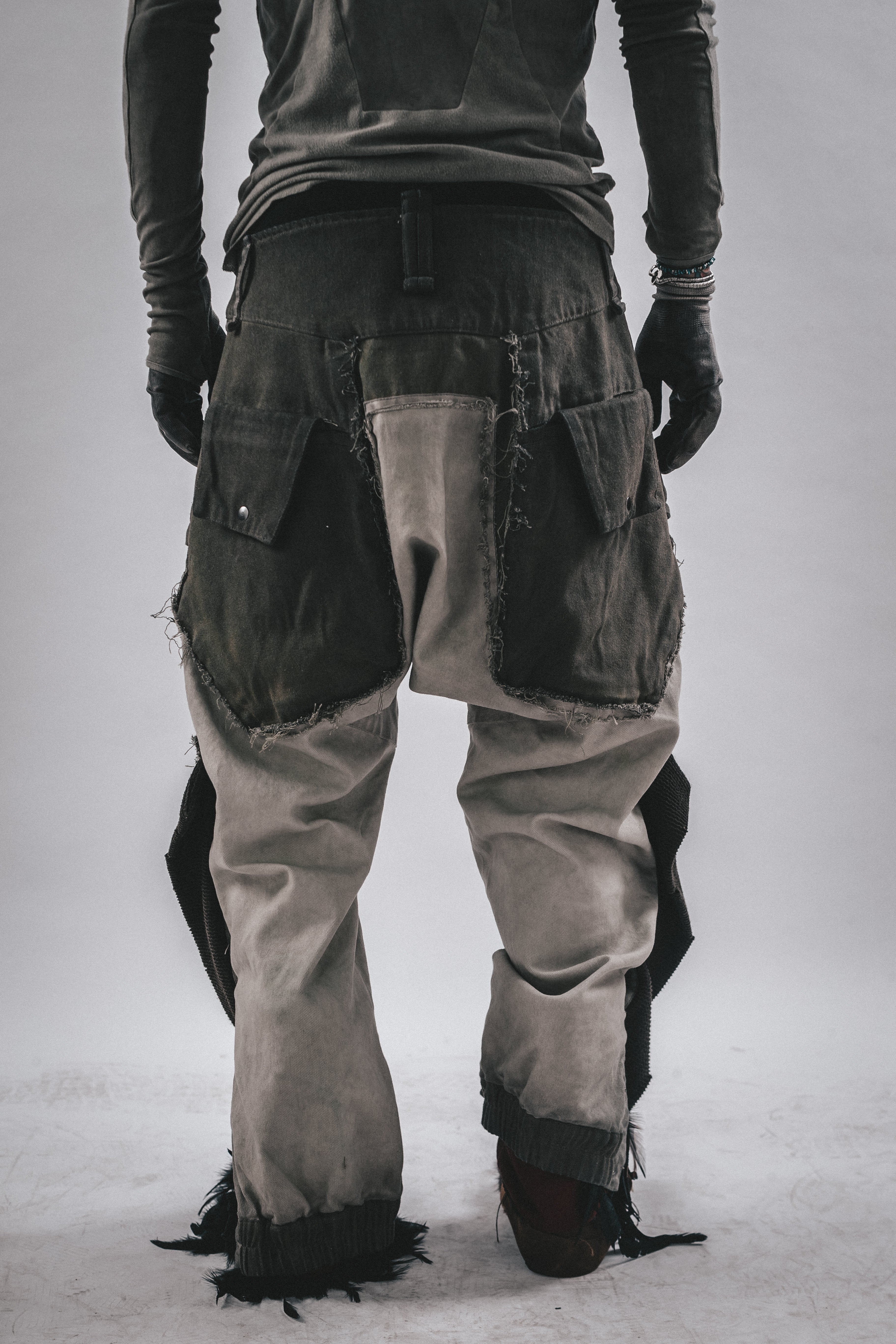 DRKLEI NOMAD WASTELAND PATCHWORK PANTS