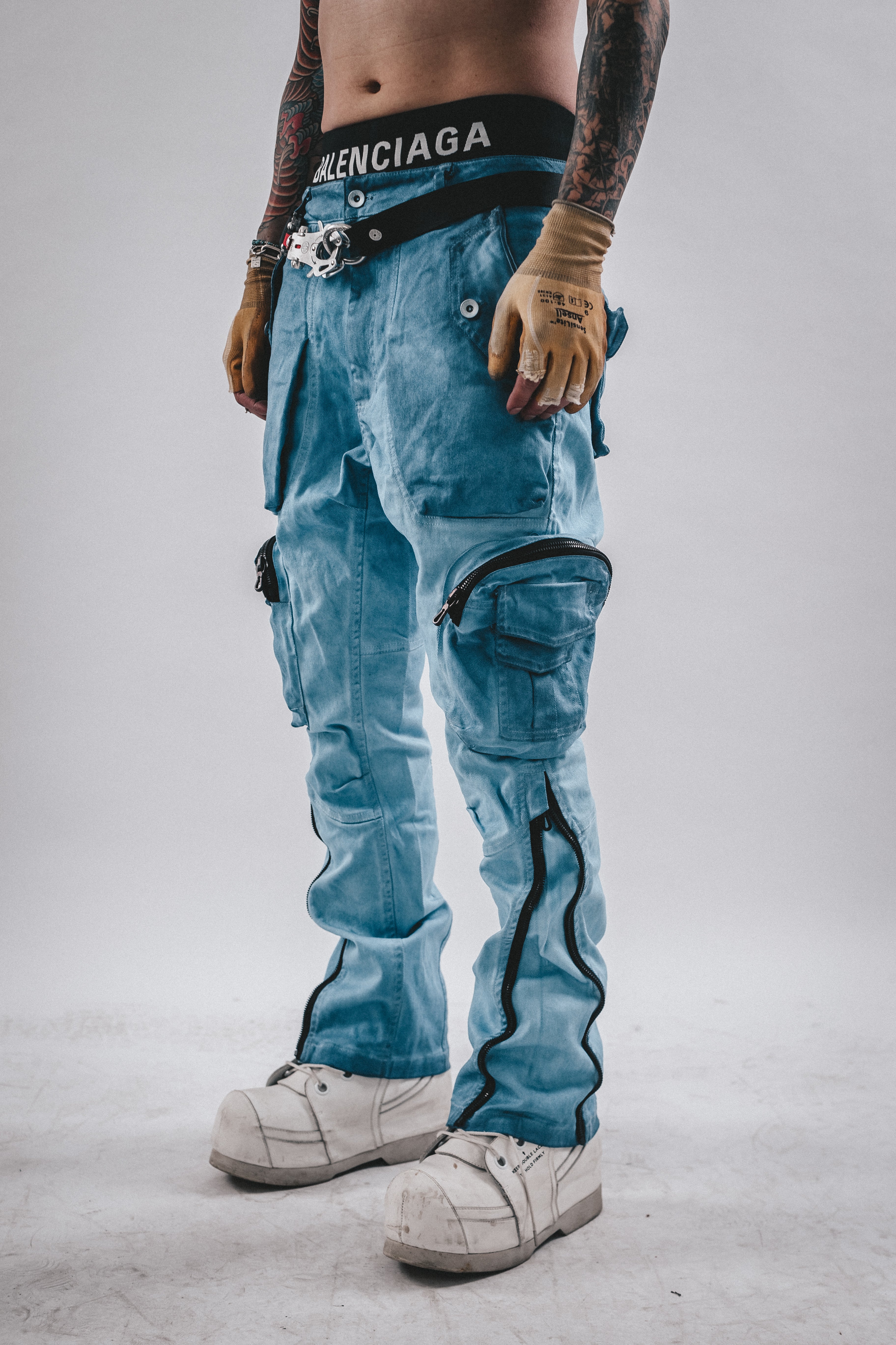 DRKLEI RUINFORM ZIP UTILITY PANTS