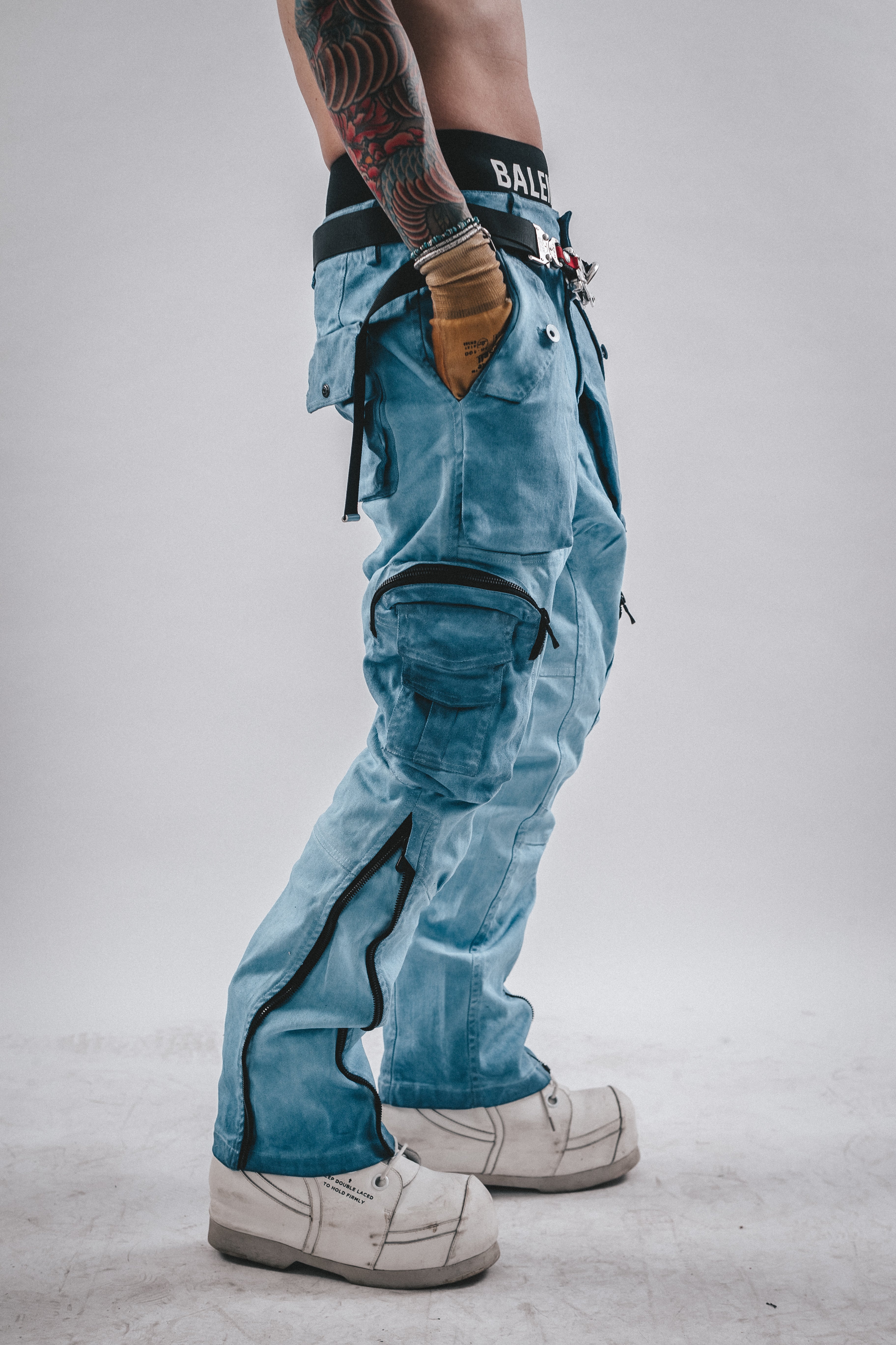 DRKLEI RUINFORM ZIP UTILITY PANTS