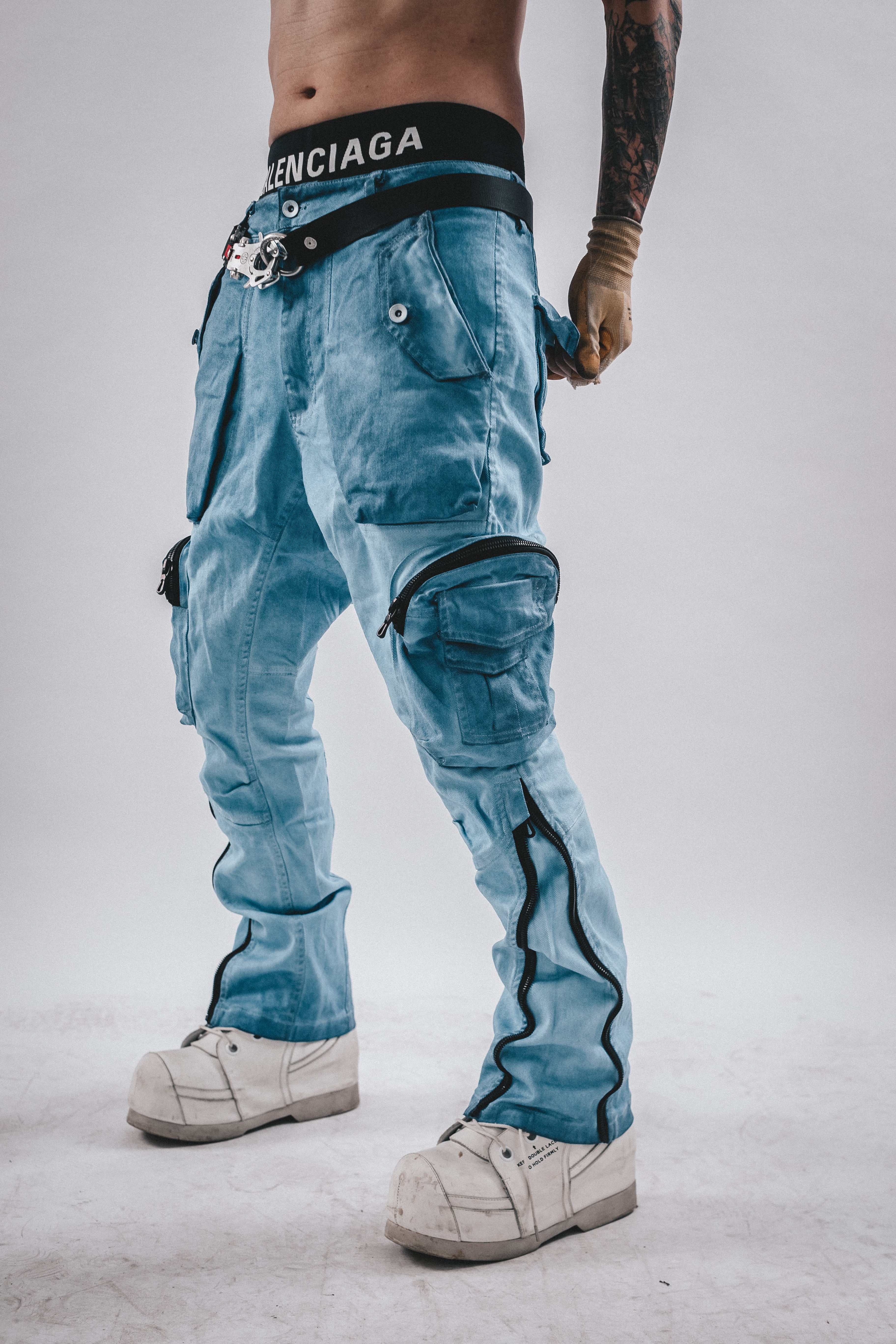 DRKLEI RUINFORM ZIP UTILITY PANTS