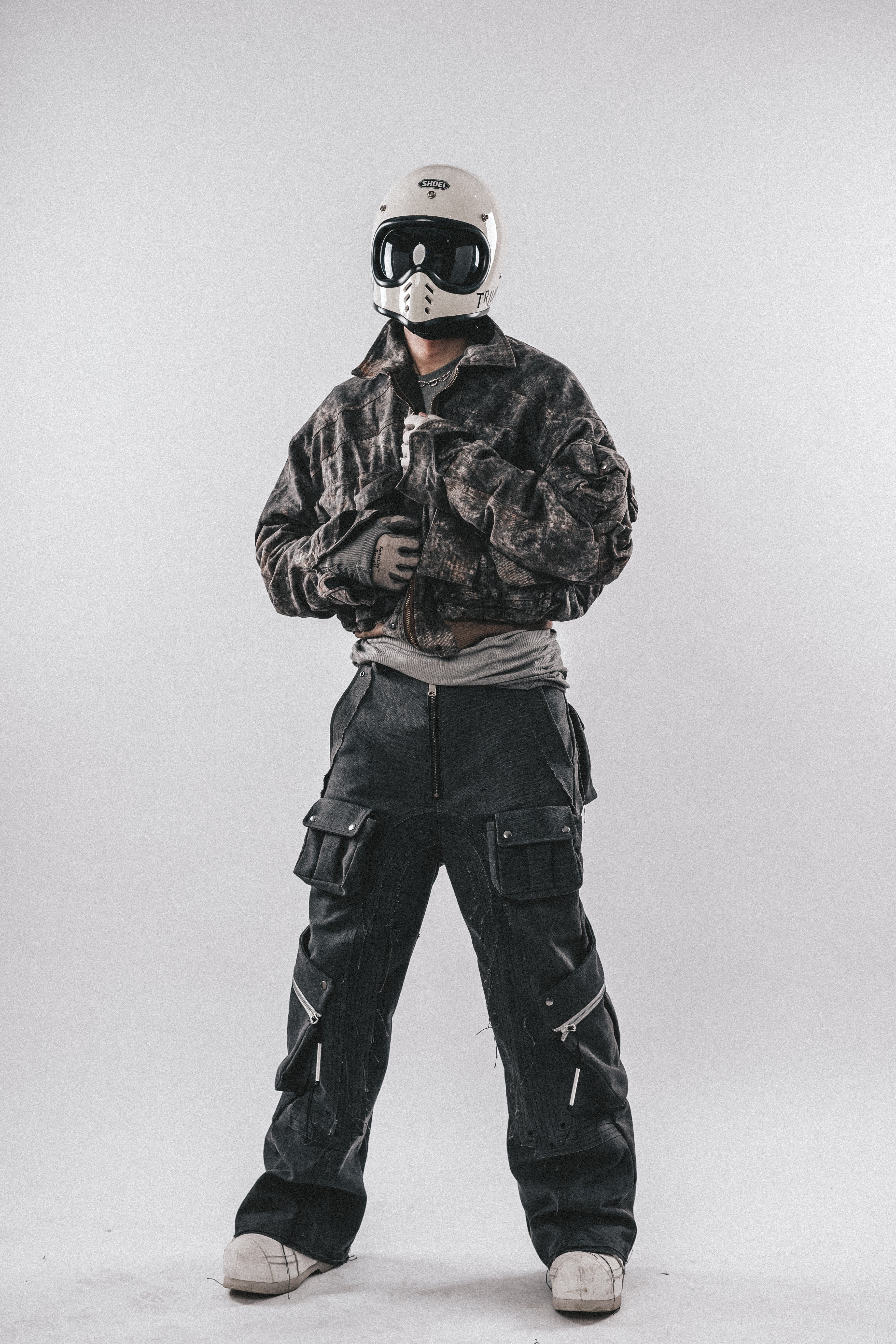 Dirty Camo Cargo Jacket