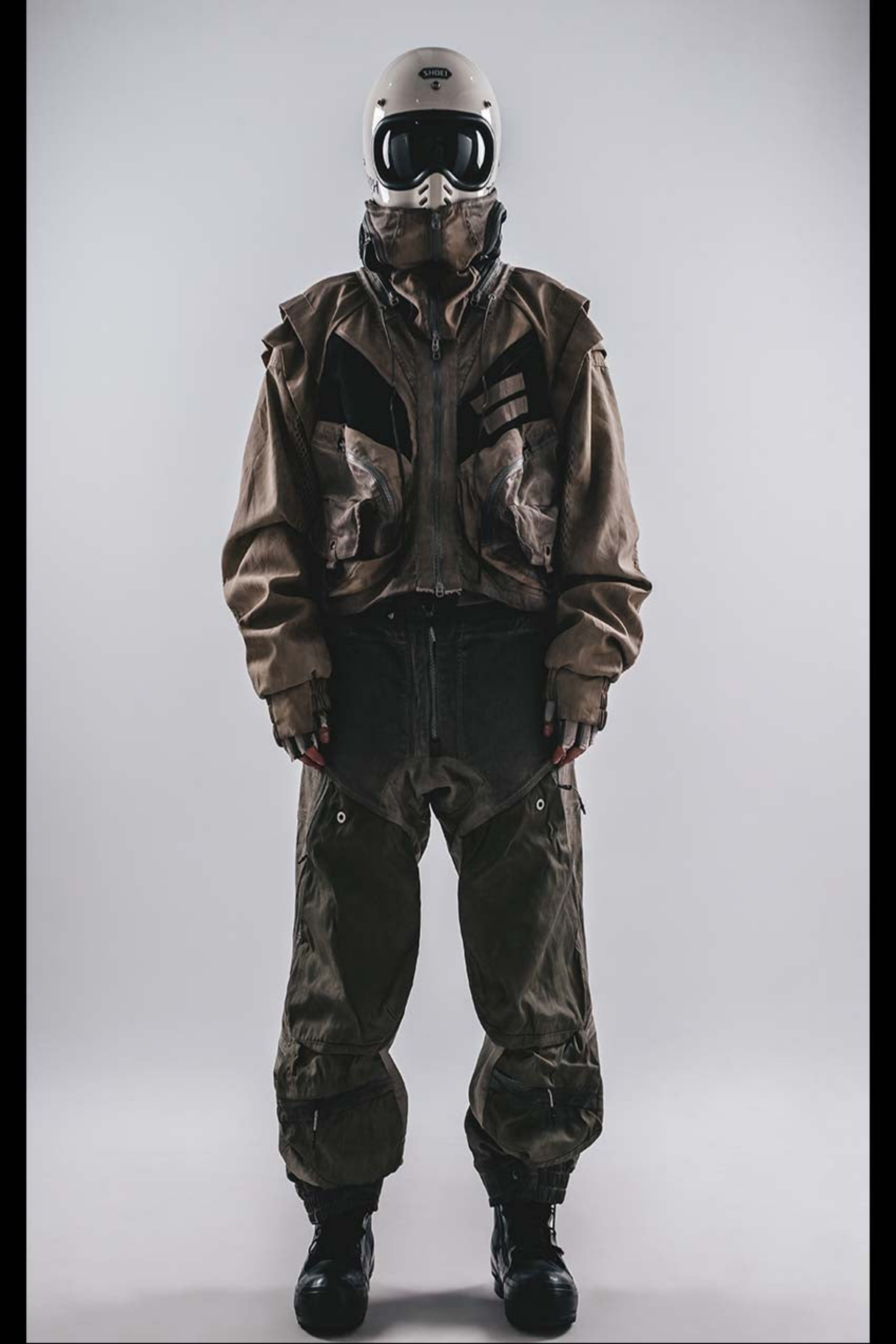 DRKLEI APOC HOODED MESH JACKET