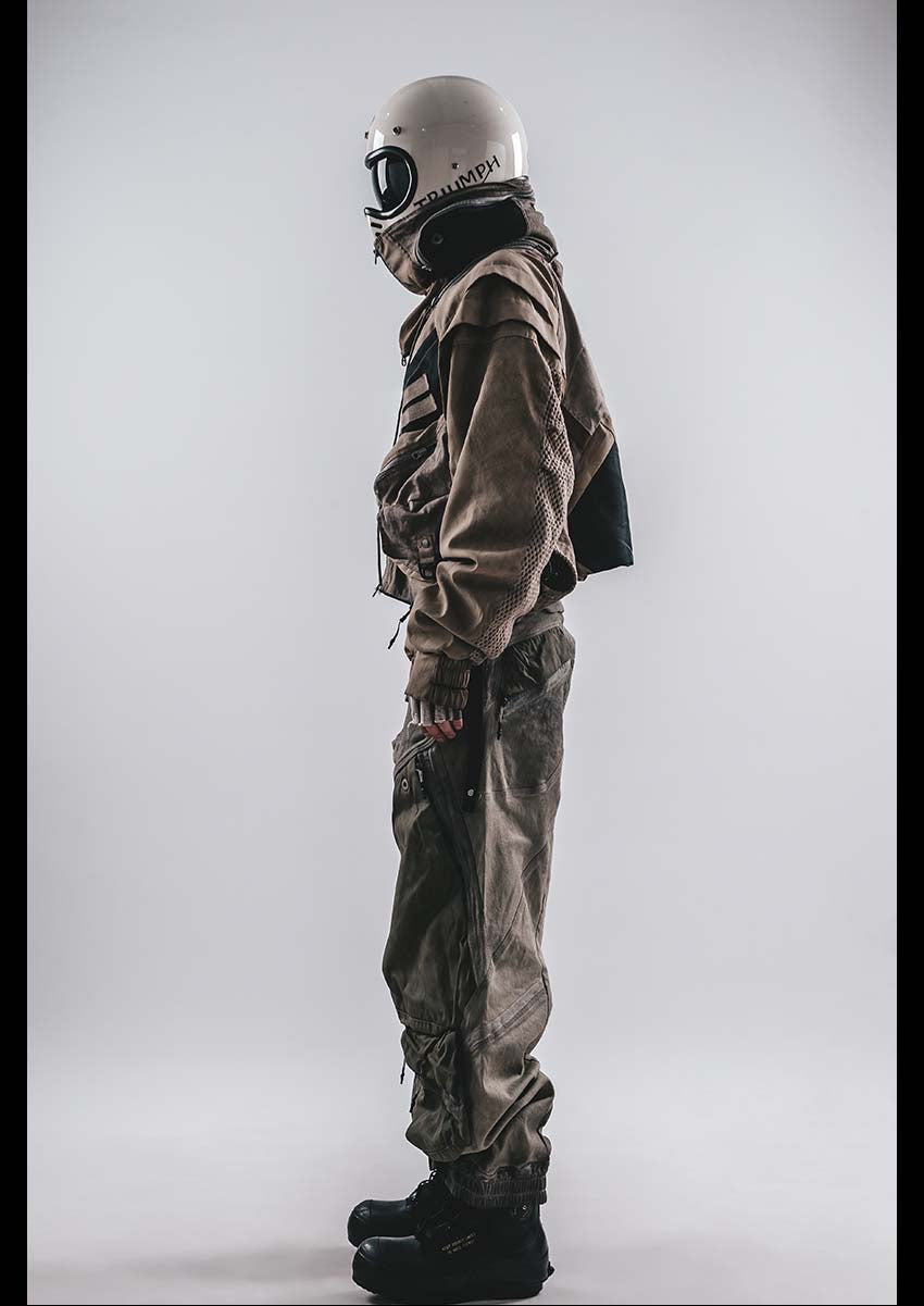 DRKLEI APOC HOODED MESH JACKET