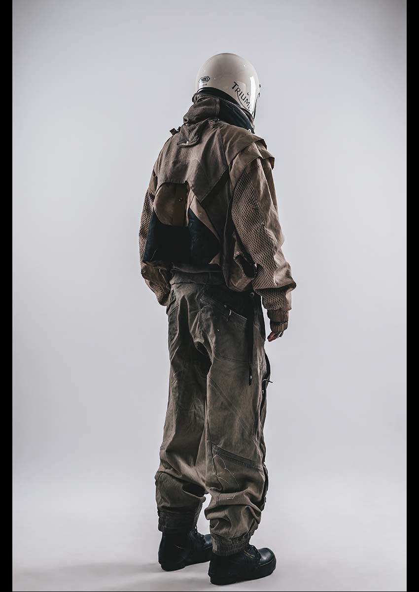 DRKLEI APOC HOODED MESH JACKET