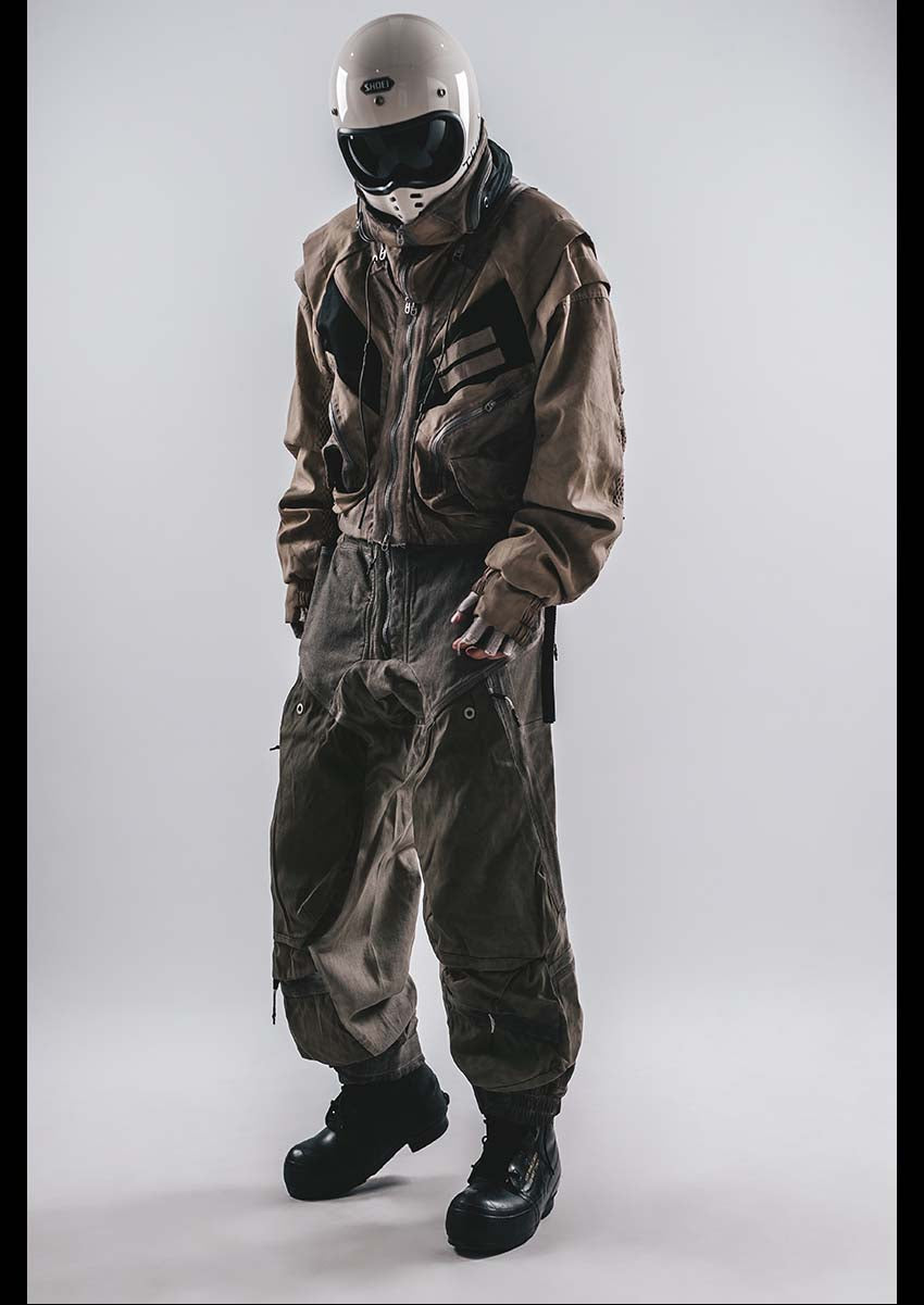 DRKLEI APOC HOODED MESH JACKET