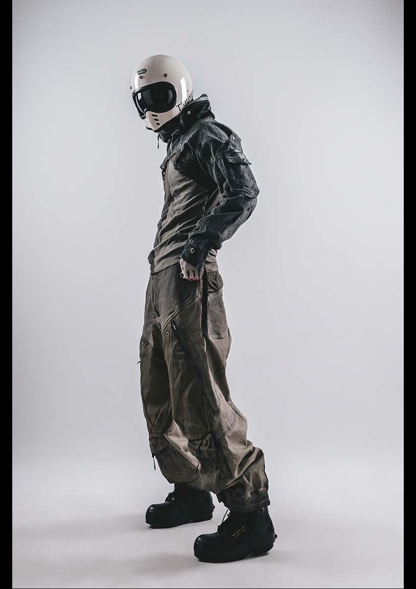 DRKLEI WASTELAND HOODED CAPE JACKET