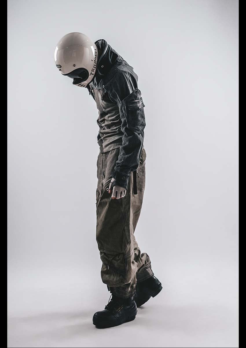 DRKLEI WASTELAND HOODED CAPE JACKET