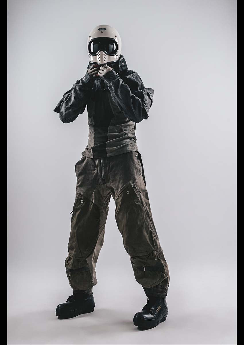 DRKLEI WASTELAND HOODED CAPE JACKET