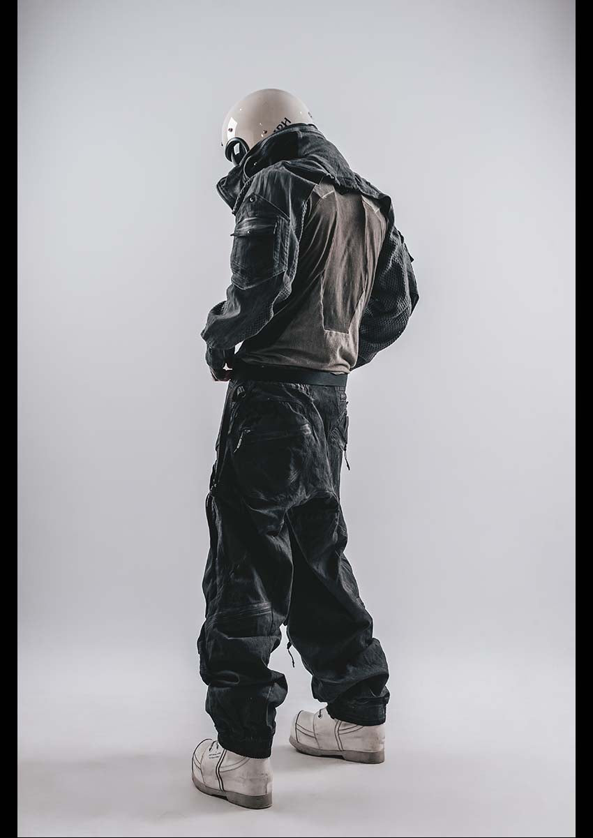 DRKLEI WASTELAND HOODED CAPE JACKET