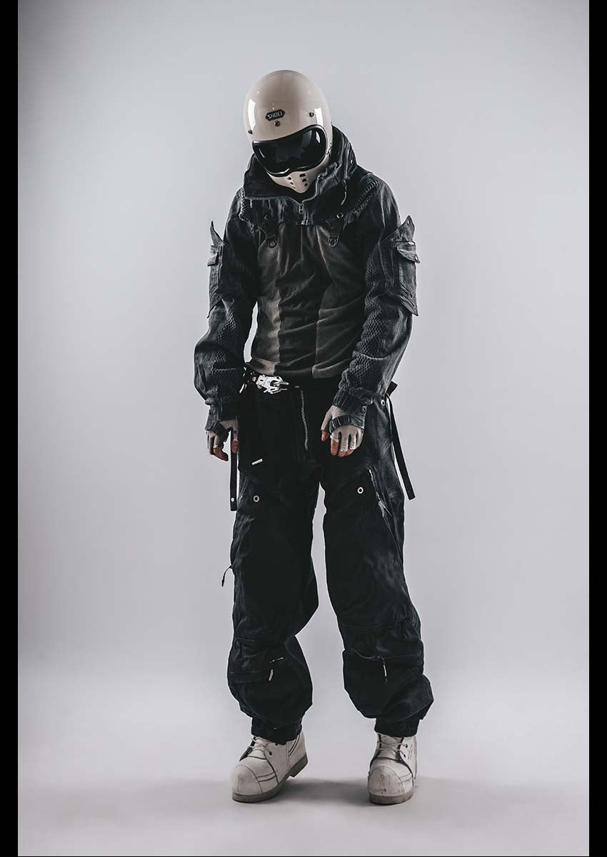 DRKLEI WASTELAND HOODED CAPE JACKET