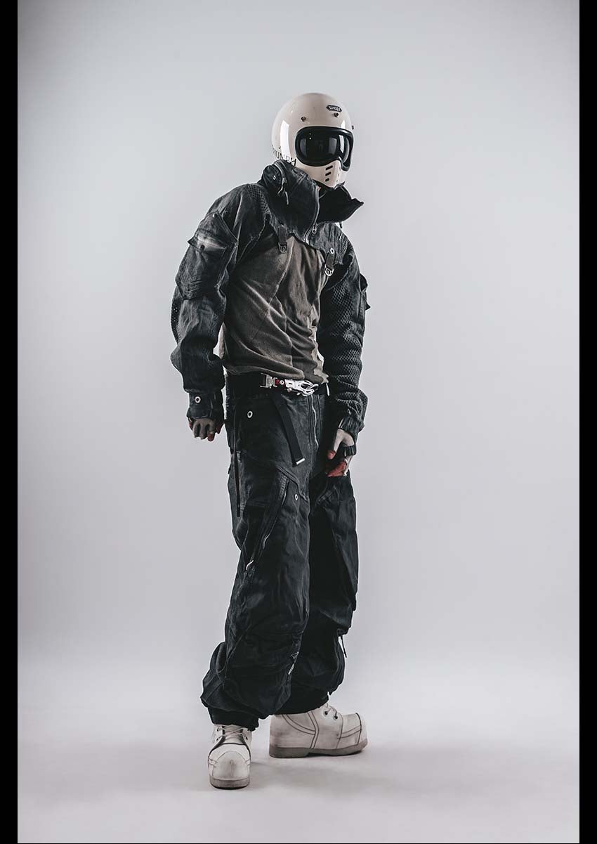 DRKLEI WASTELAND HOODED CAPE JACKET