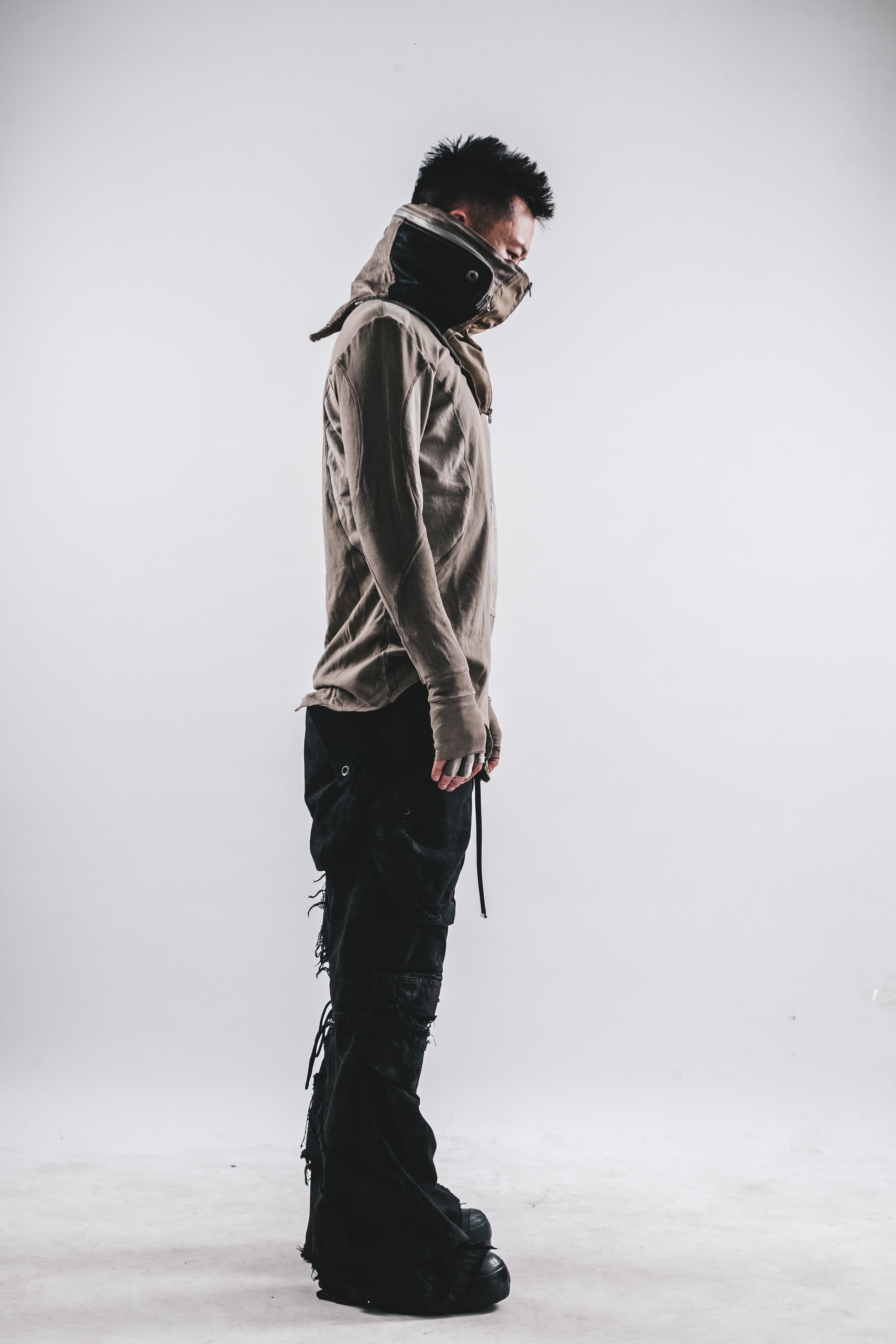 DRKLEI WASHED PATCHED LONG TEE