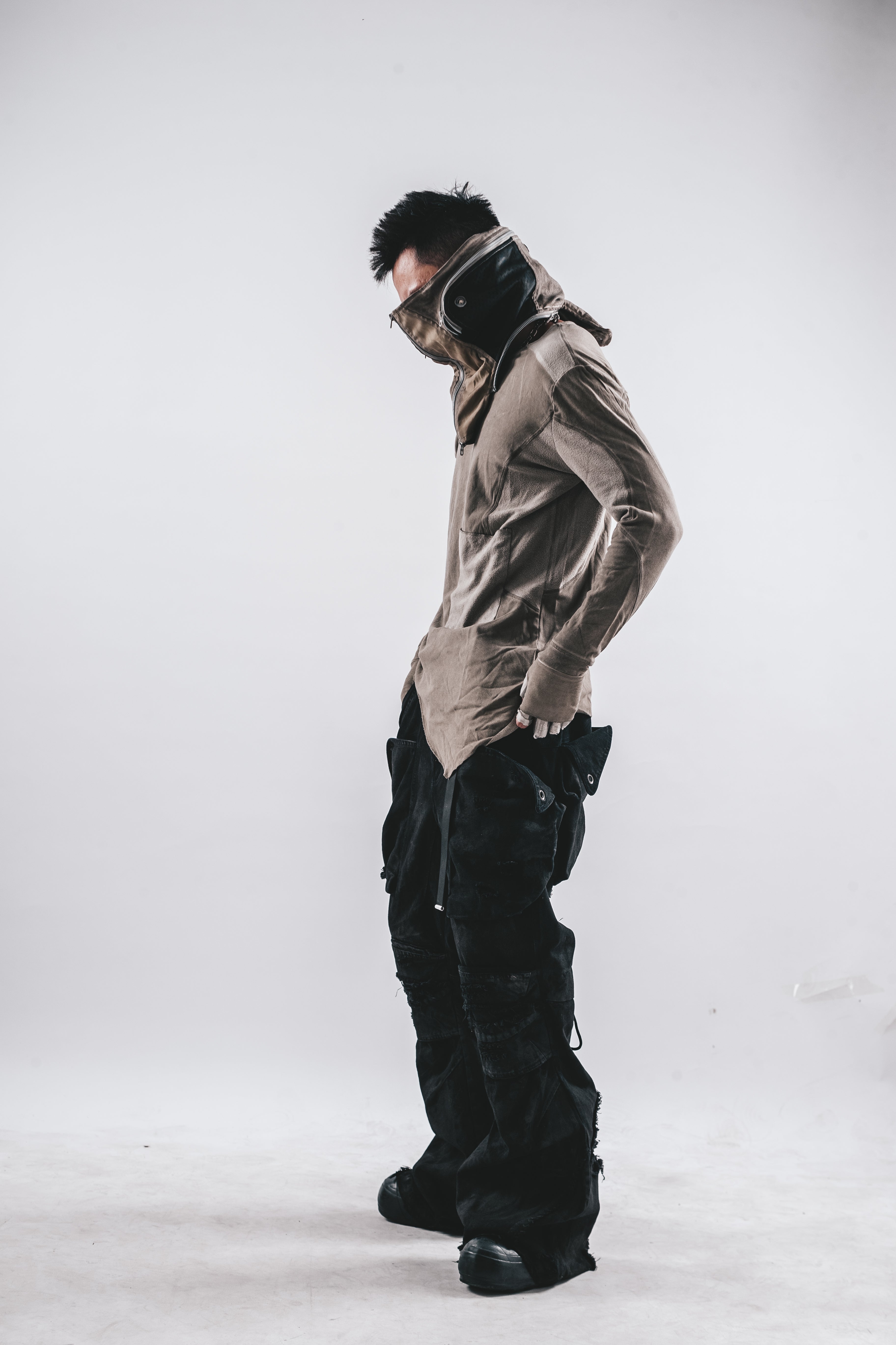 DRKLEI WASHED PATCHED LONG TEE