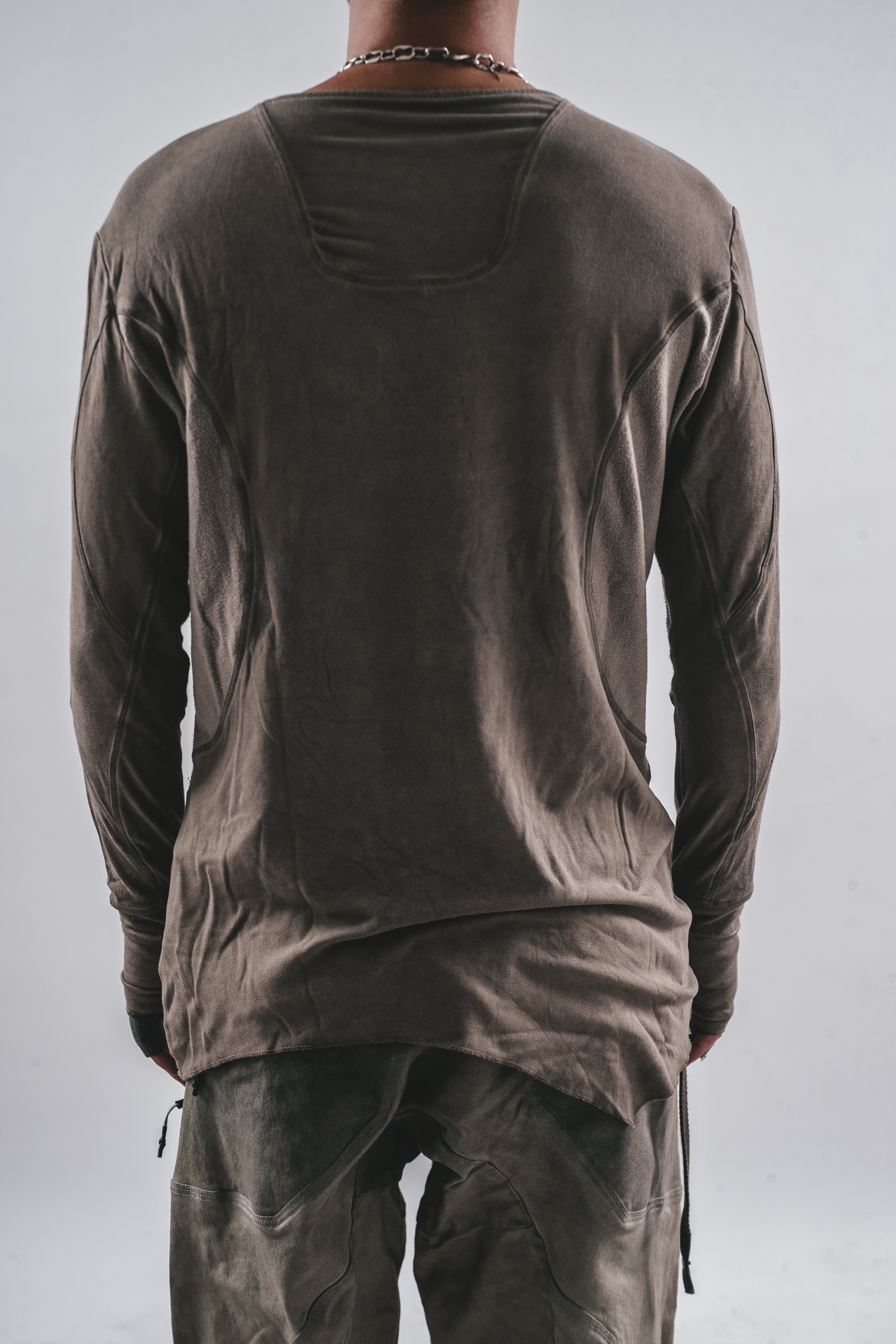 DRKLEI WASHED PATCHED LONG TEE