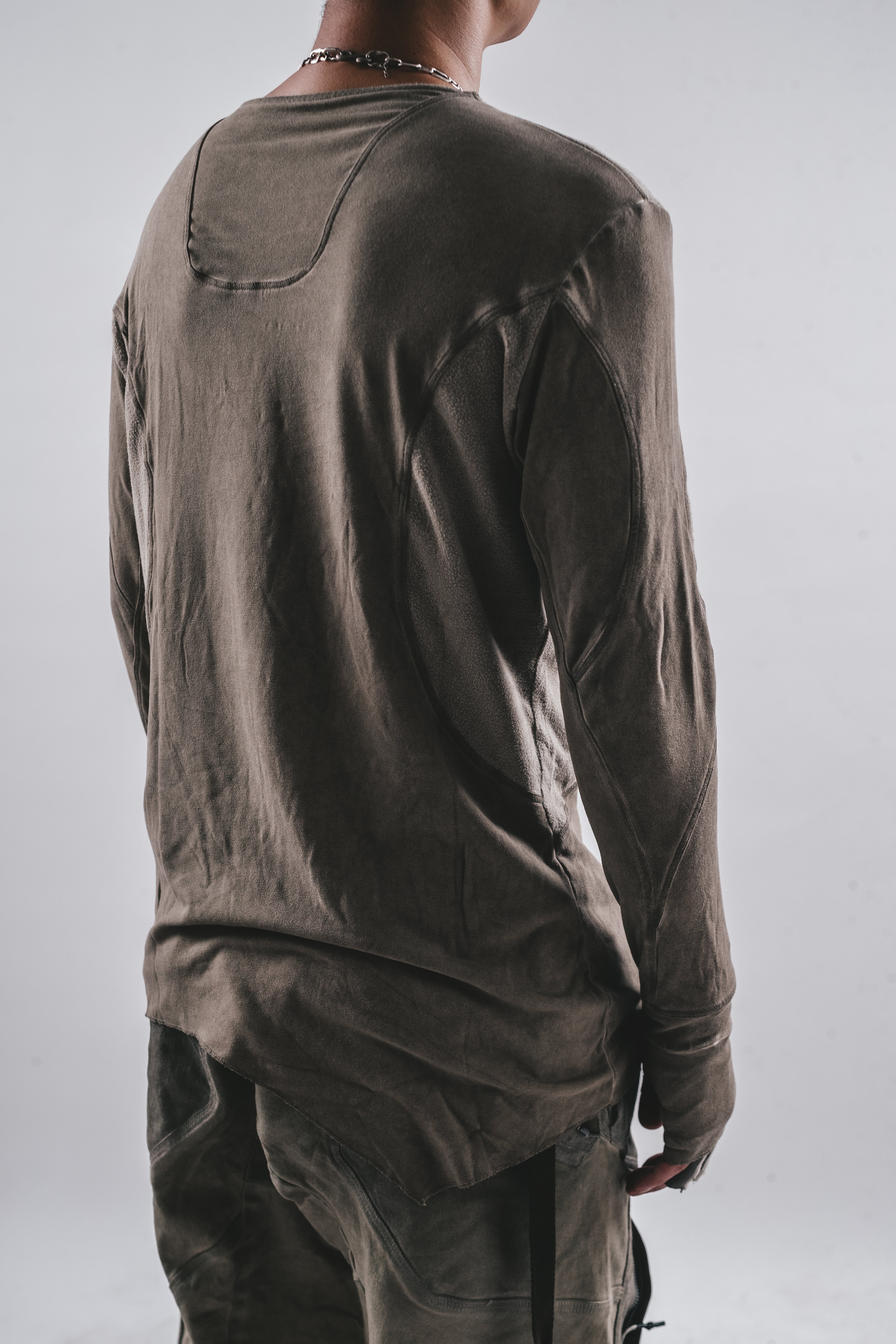 DRKLEI WASHED PATCHED LONG TEE