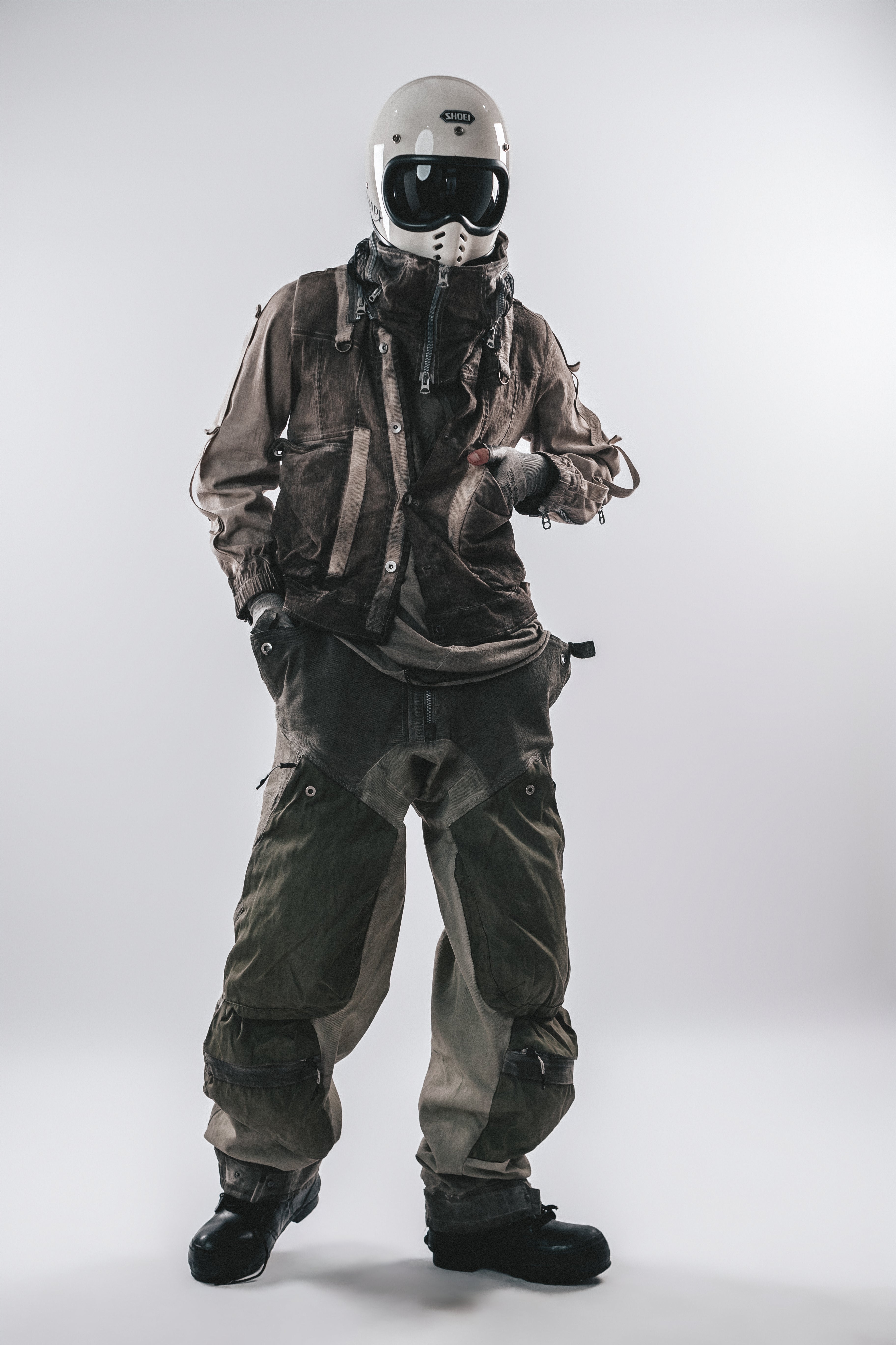 DRKLEI 3D CARGO FUSED PANTS