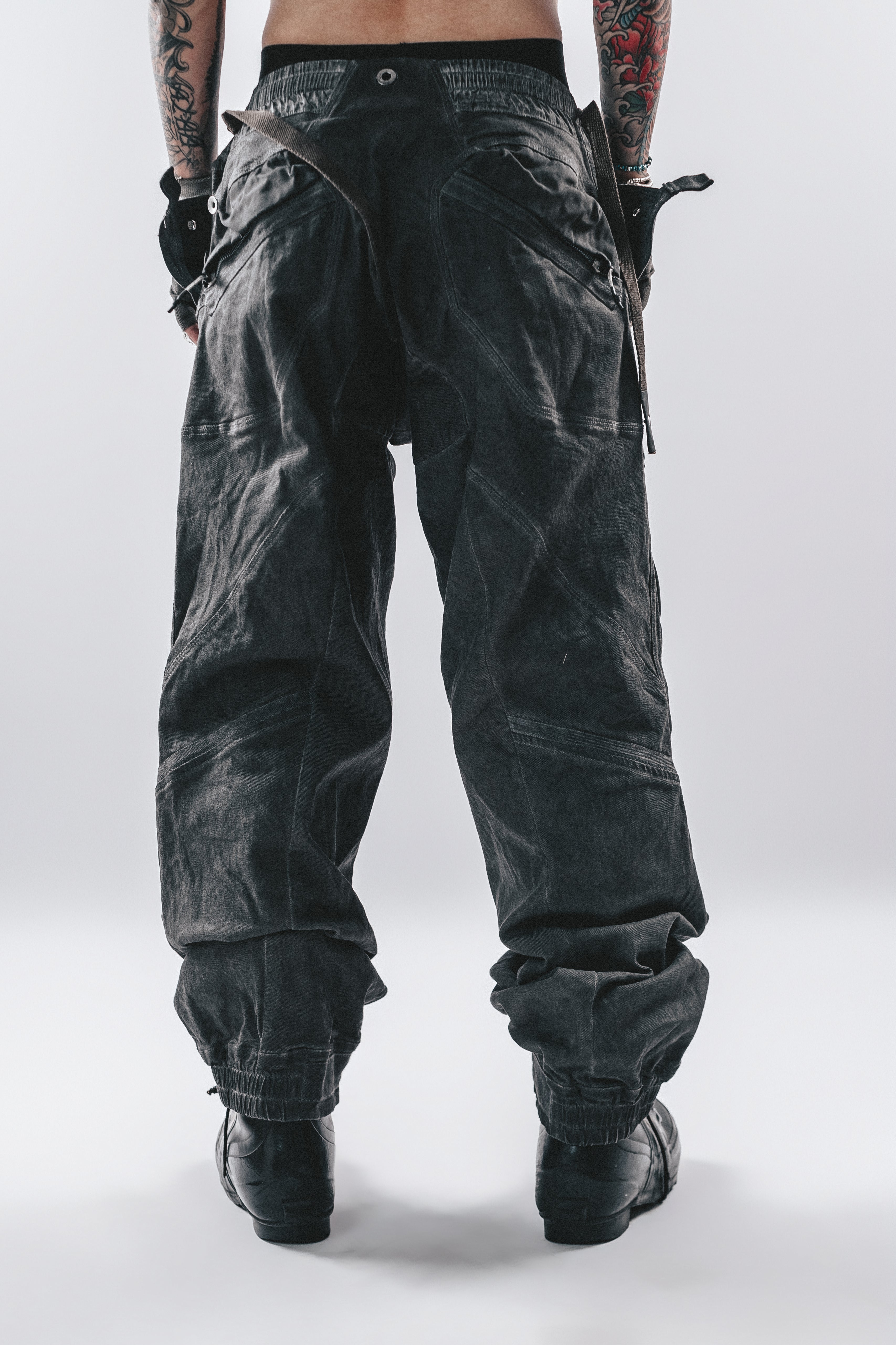 DRKLEI 3D CARGO FUSED PANTS