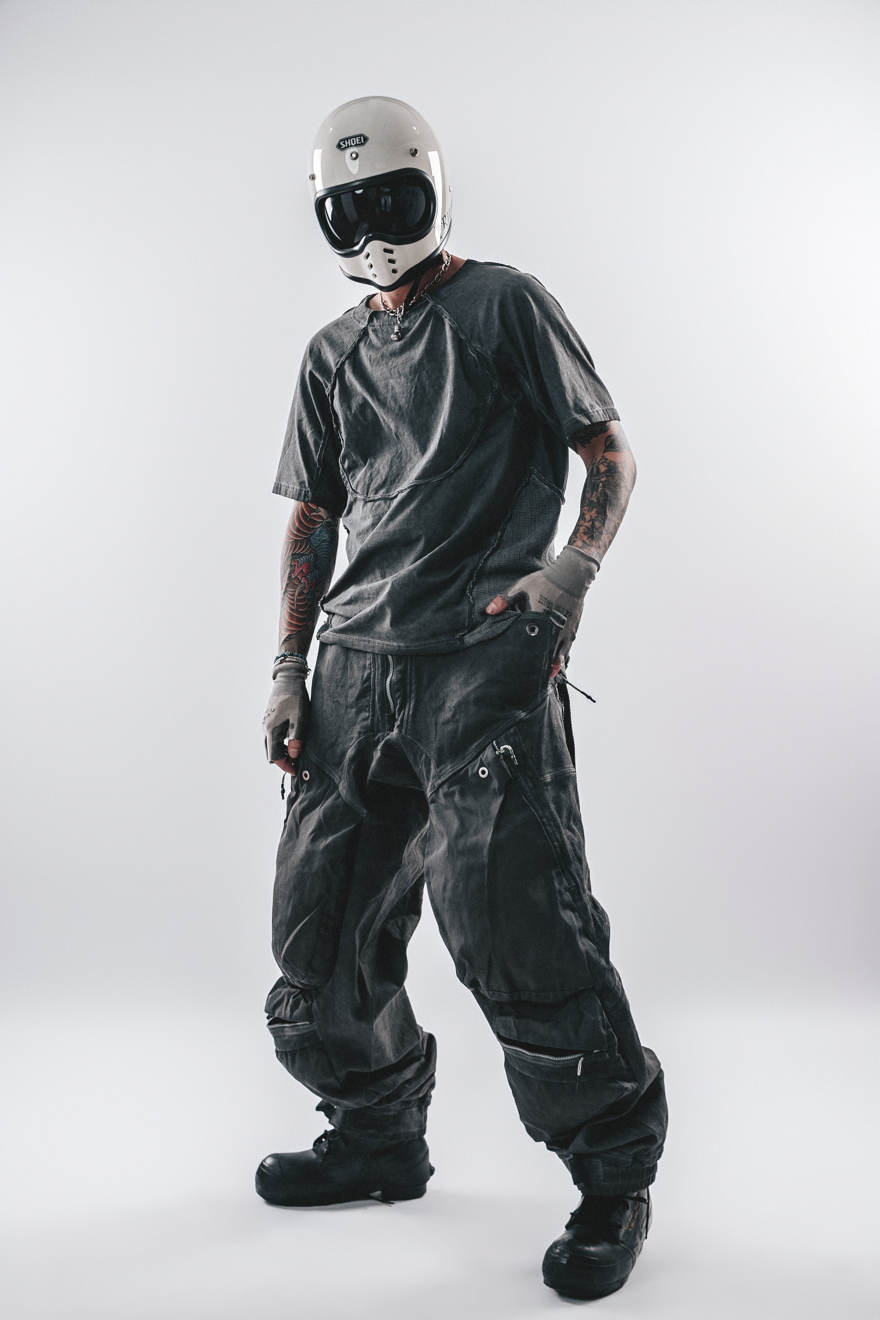 DRKLEI 3D CARGO FUSED PANTS