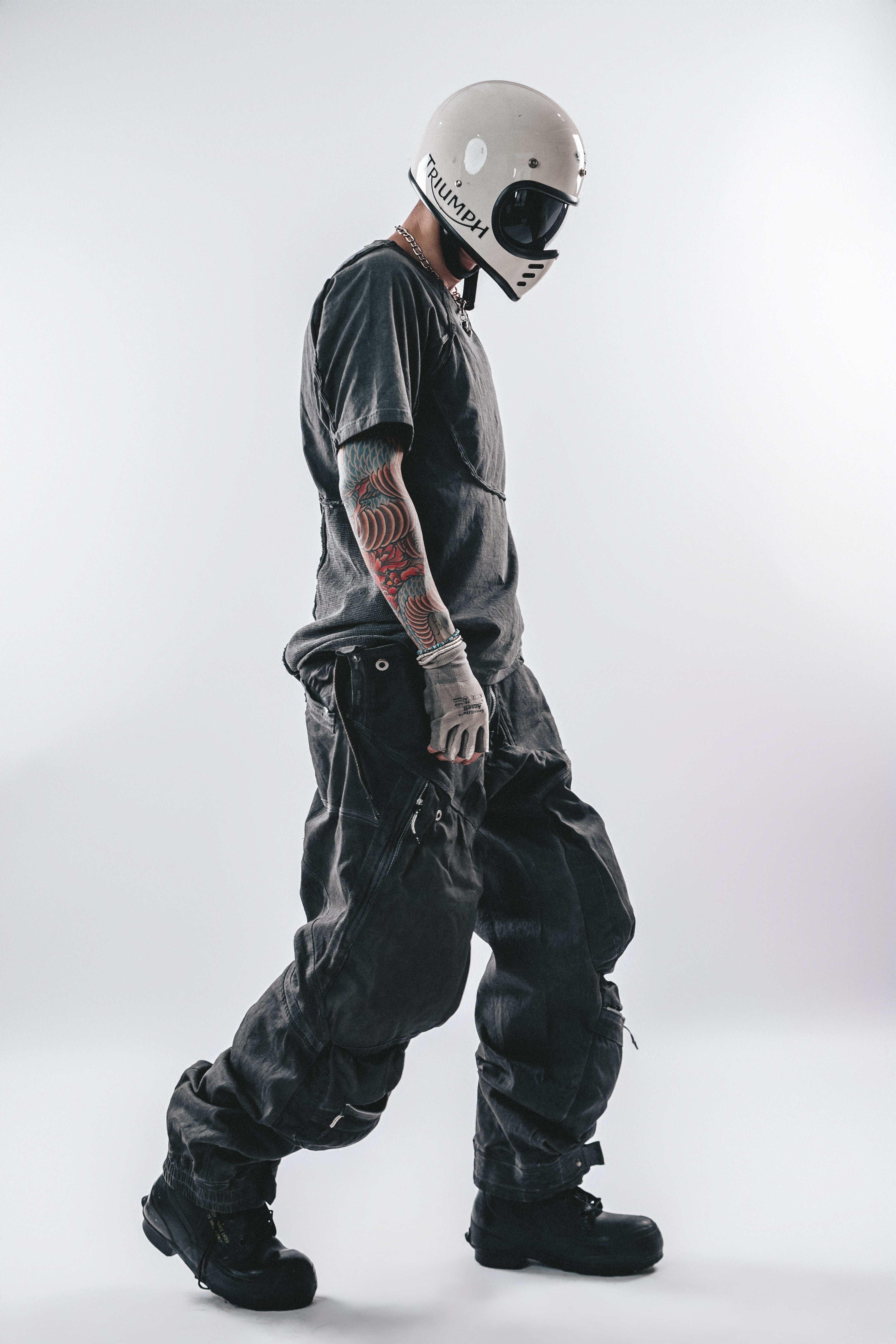 DRKLEI 3D CARGO FUSED PANTS