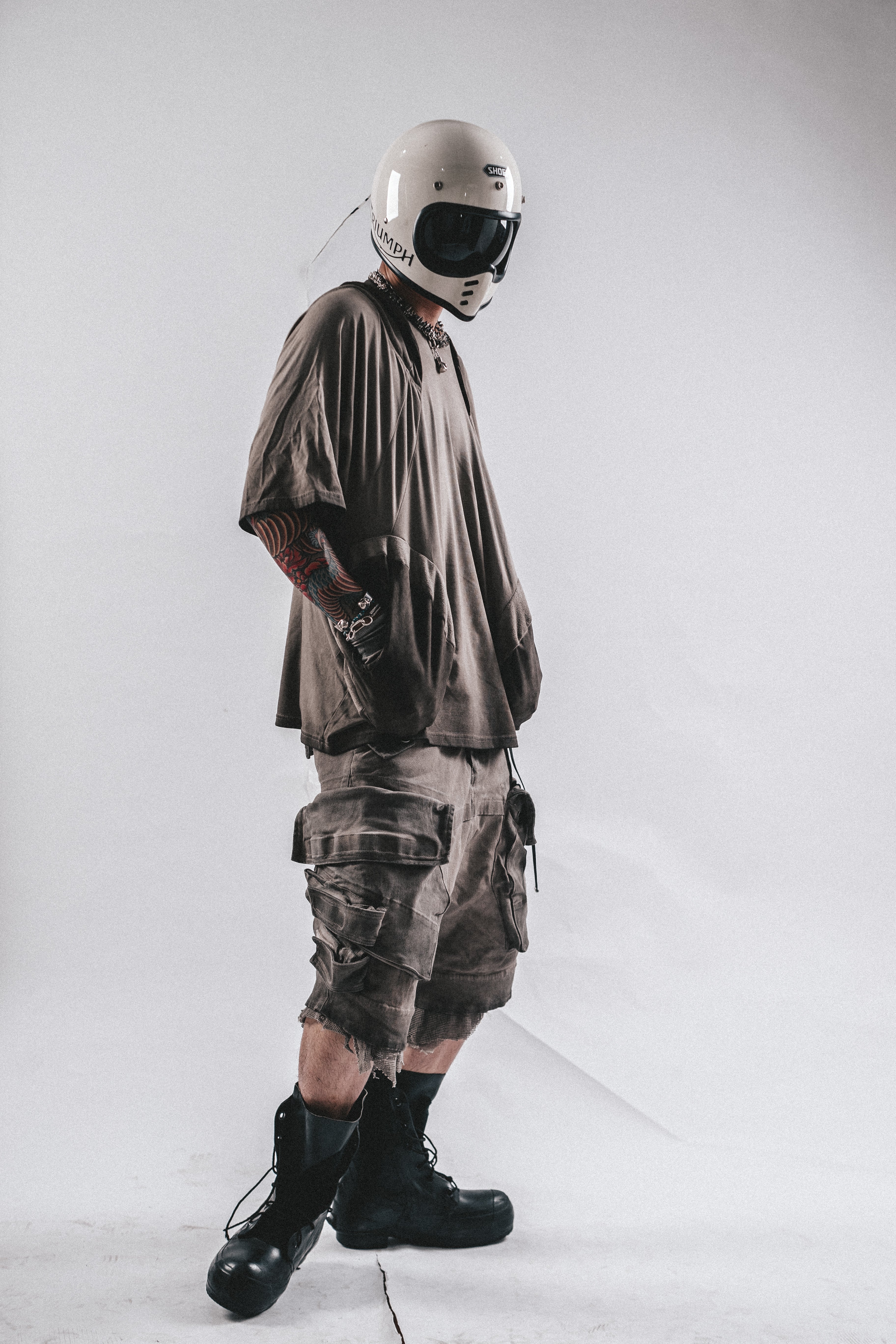 DRKLEI NETSCAR DECONSTRUCTED TEE