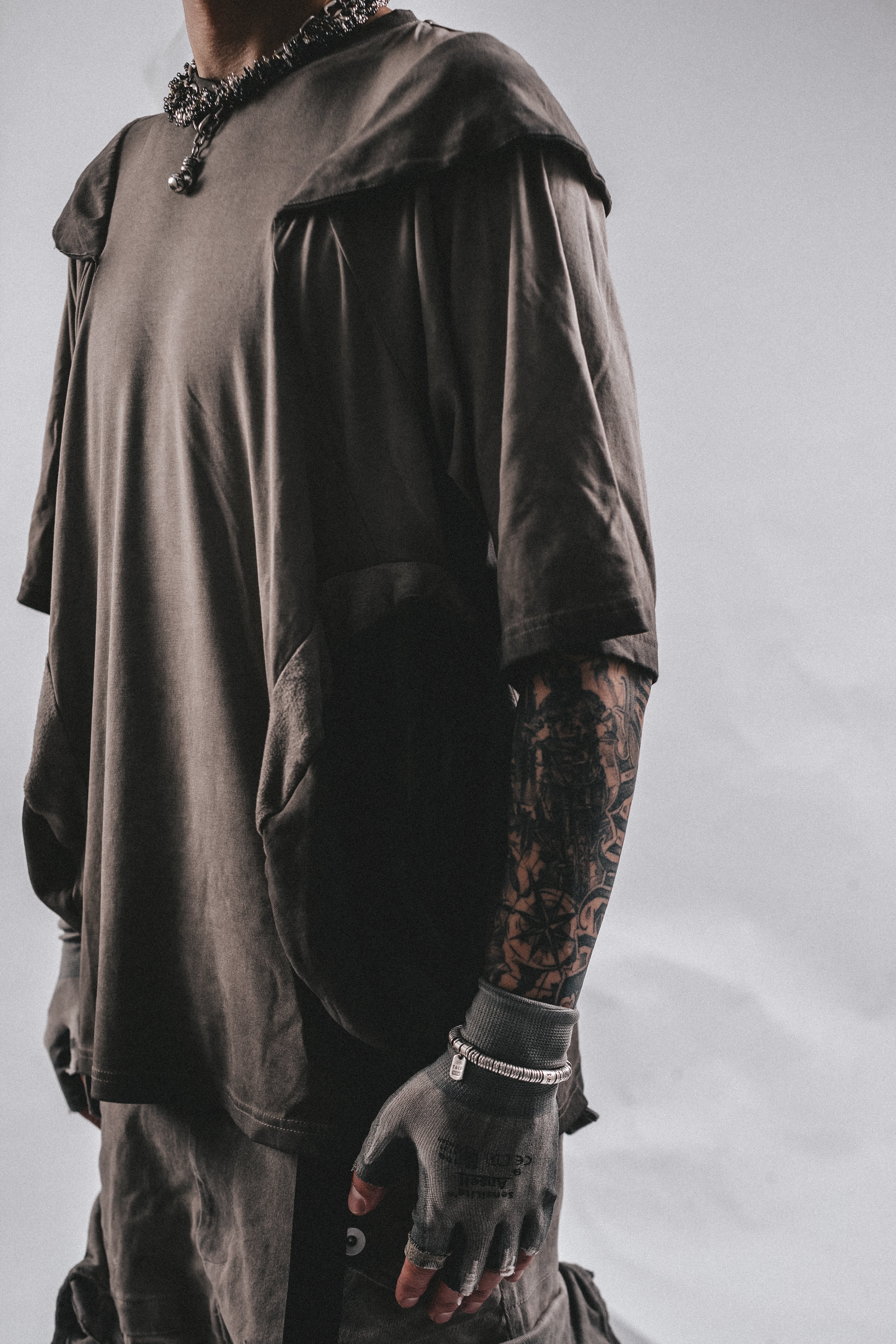 DRKLEI NETSCAR DECONSTRUCTED TEE