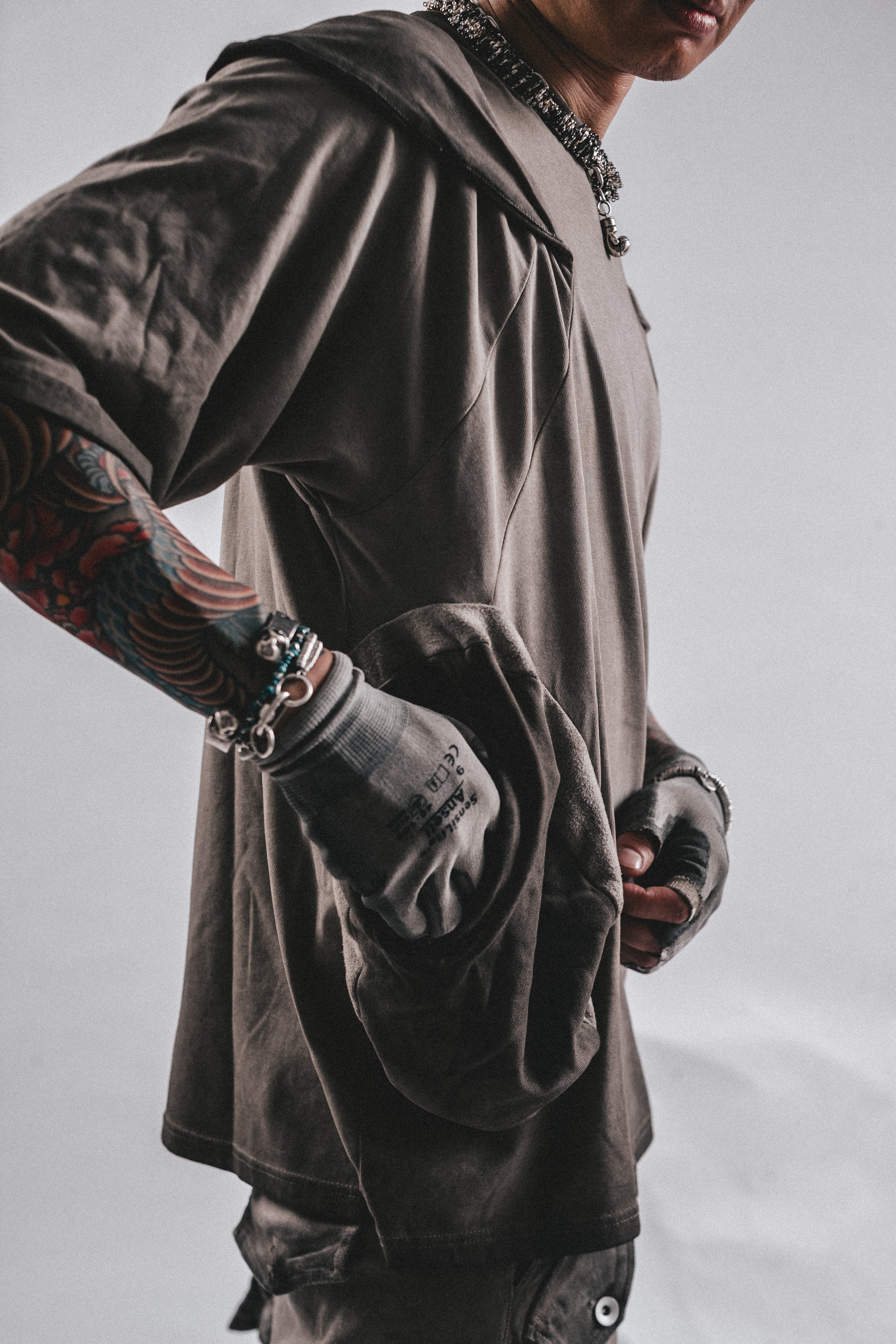 DRKLEI NETSCAR DECONSTRUCTED TEE