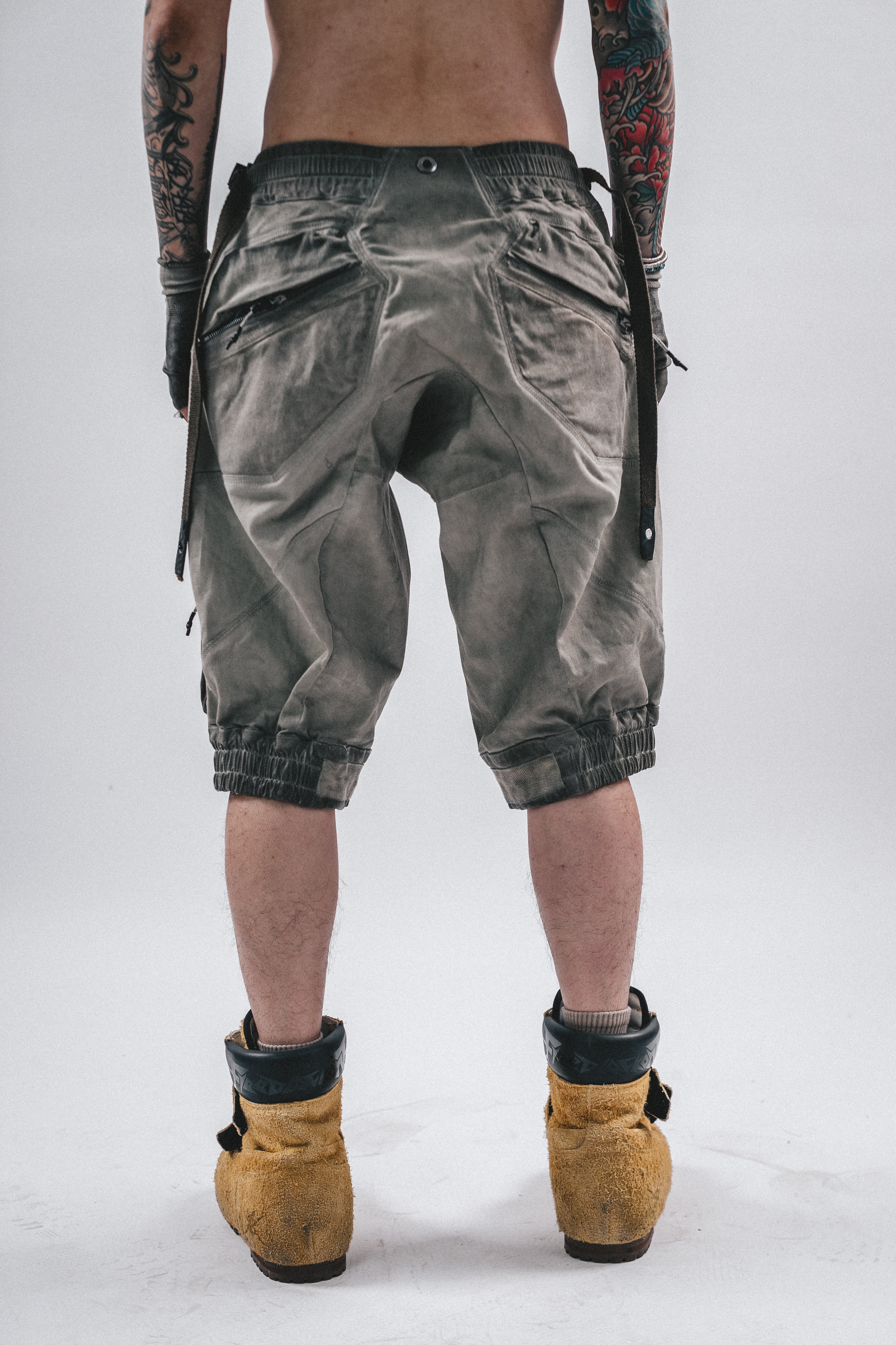 DRKLEI PATCHED TECH DUST SHORTS