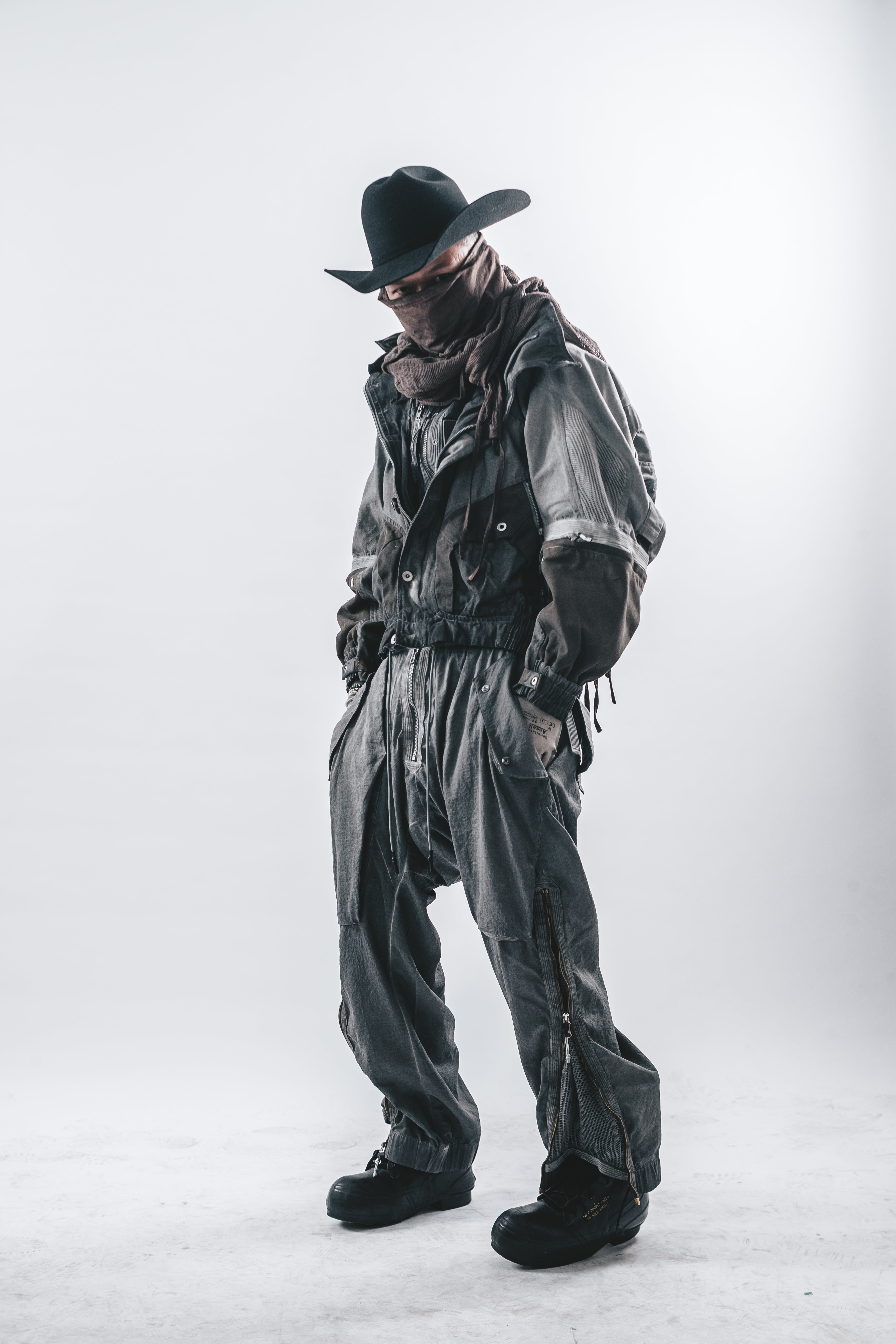 DRKLEI MODULAR STAND-COLLAR JACKET