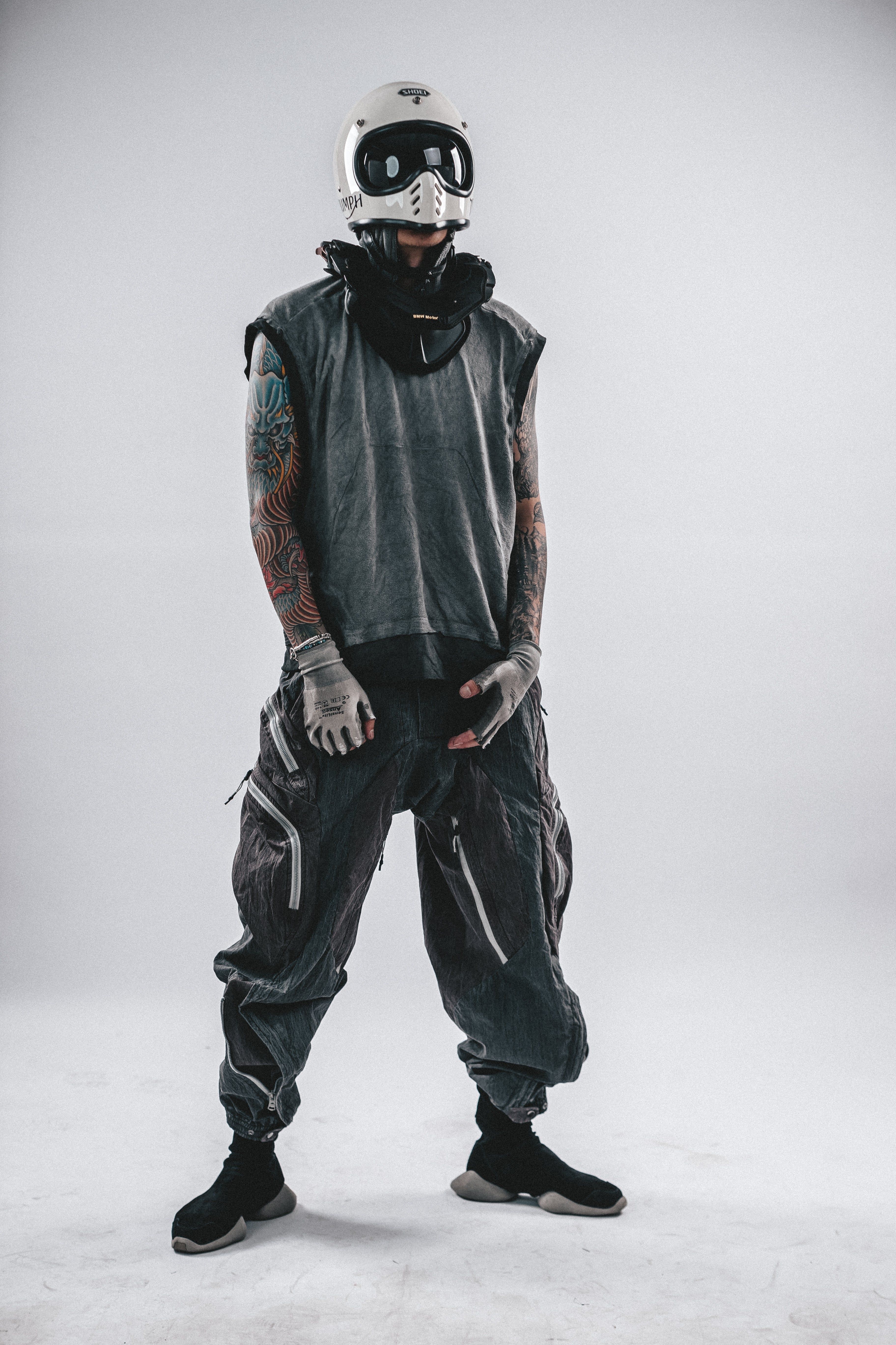 DRKLEI DUAL-TONE PARATROOPER PANTS