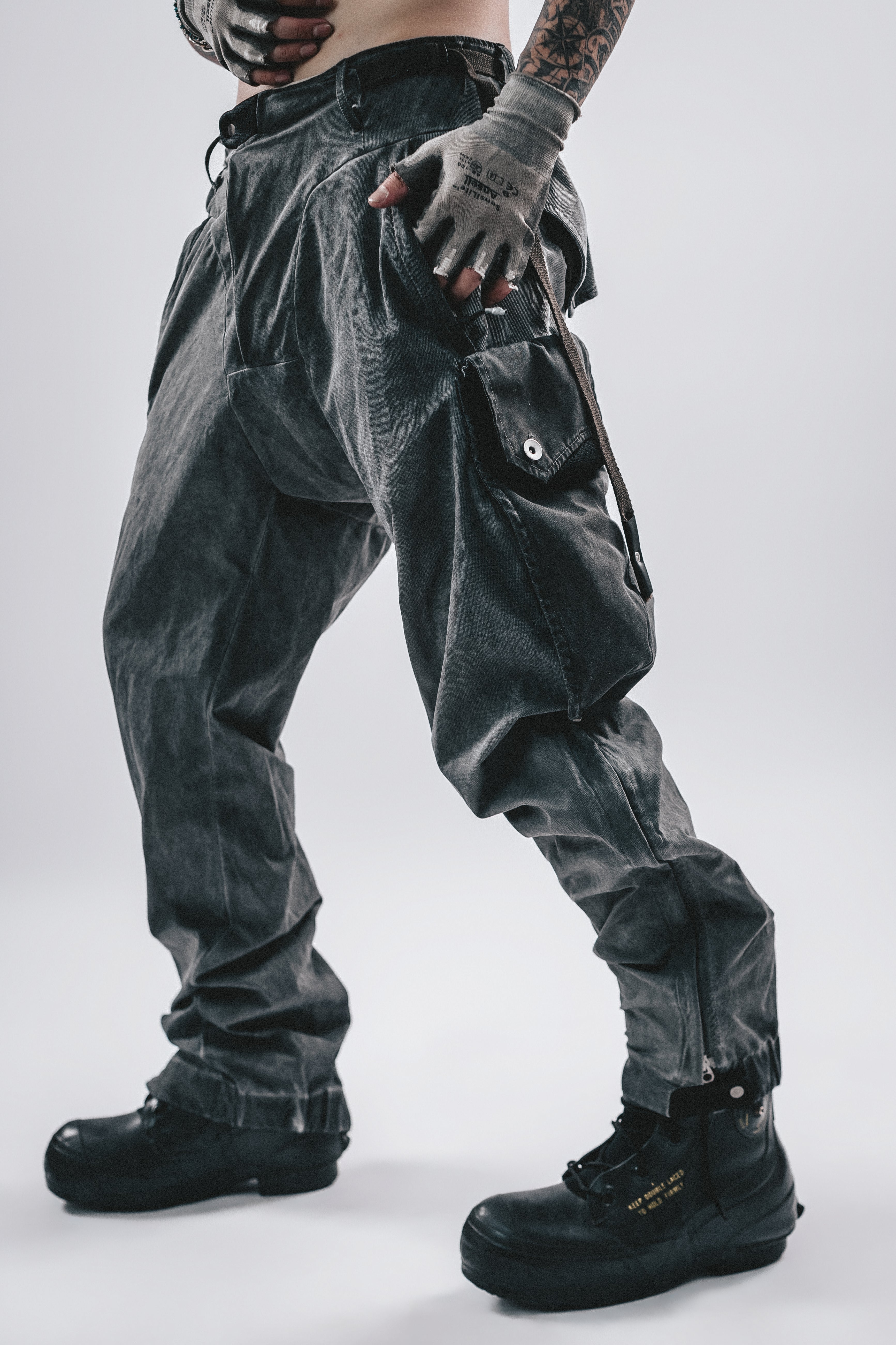 DRKLEI WARZONE ZIP PARATROOPER PANTS