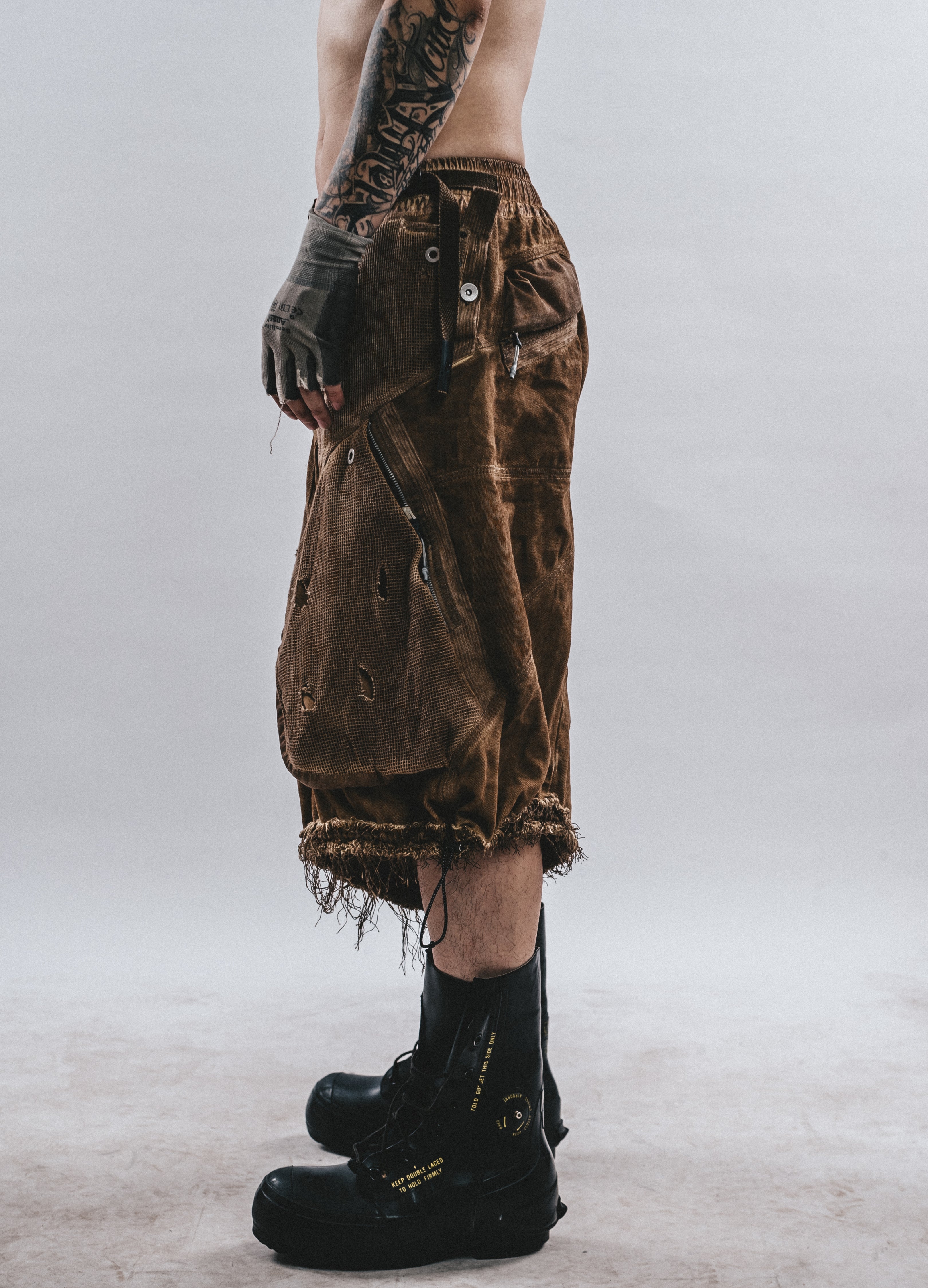 DRKLEI WASTELAND MESH CARGO PANTS