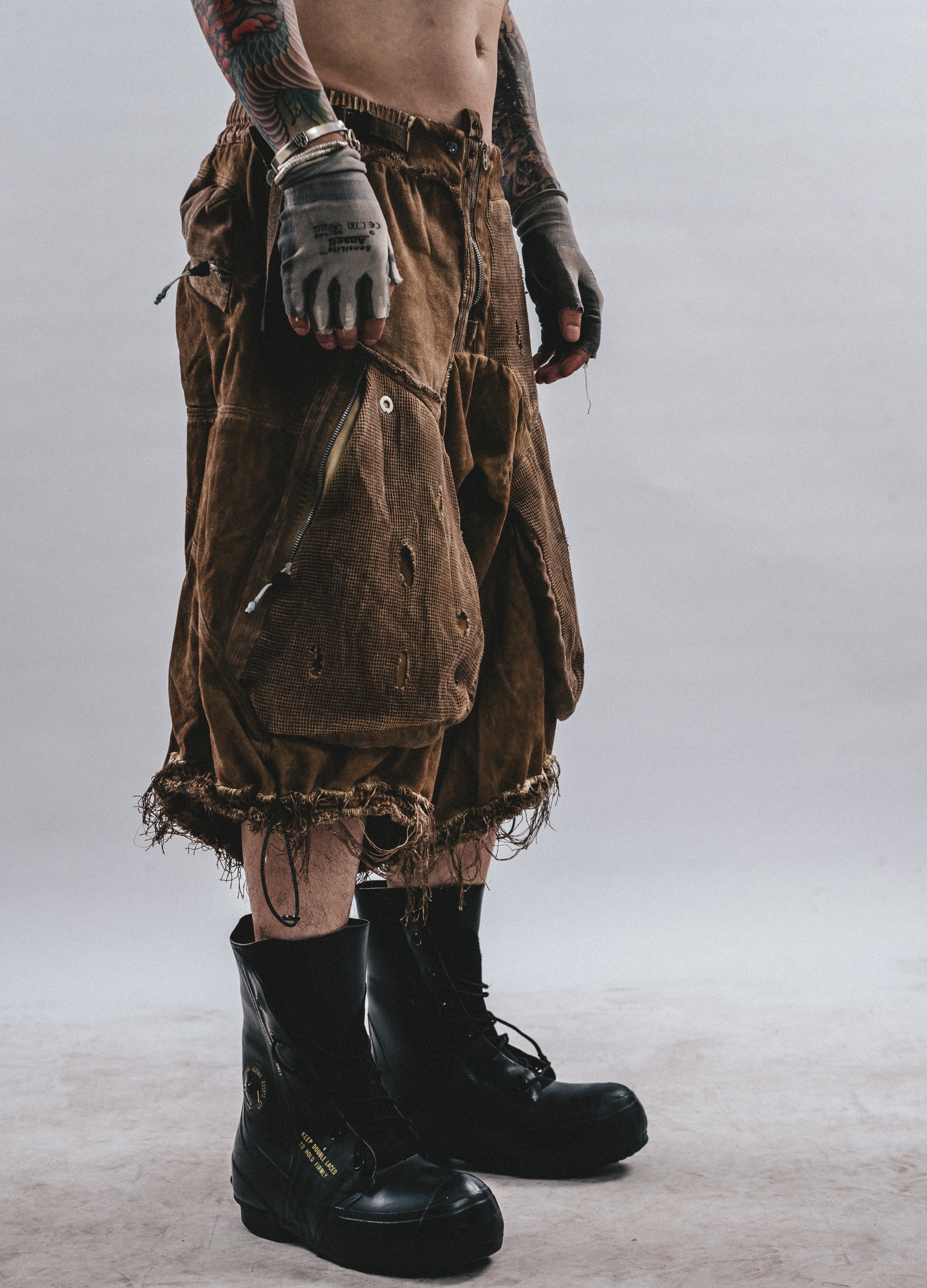 DRKLEI WASTELAND MESH CARGO PANTS