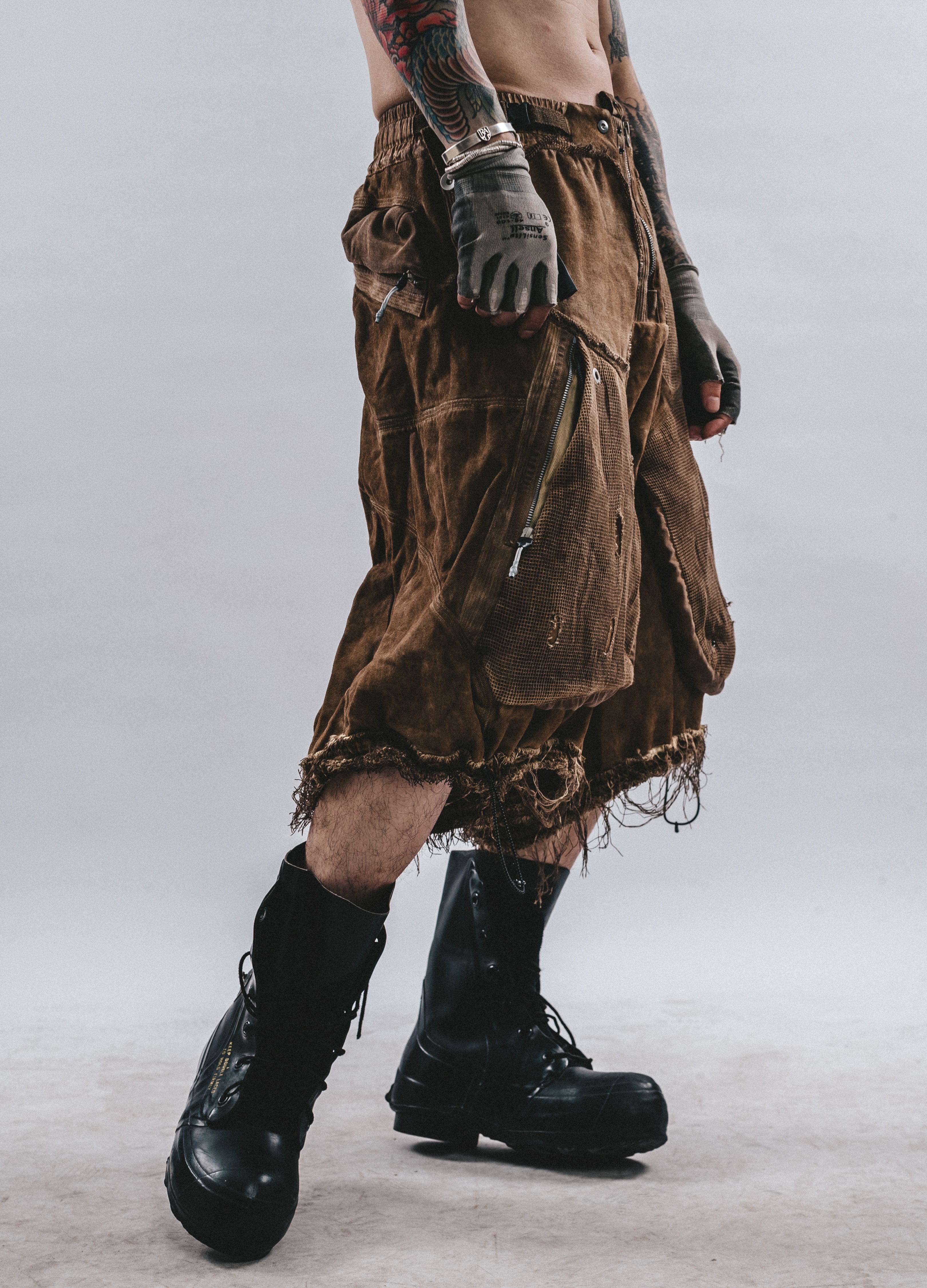 DRKLEI WASTELAND MESH CARGO PANTS