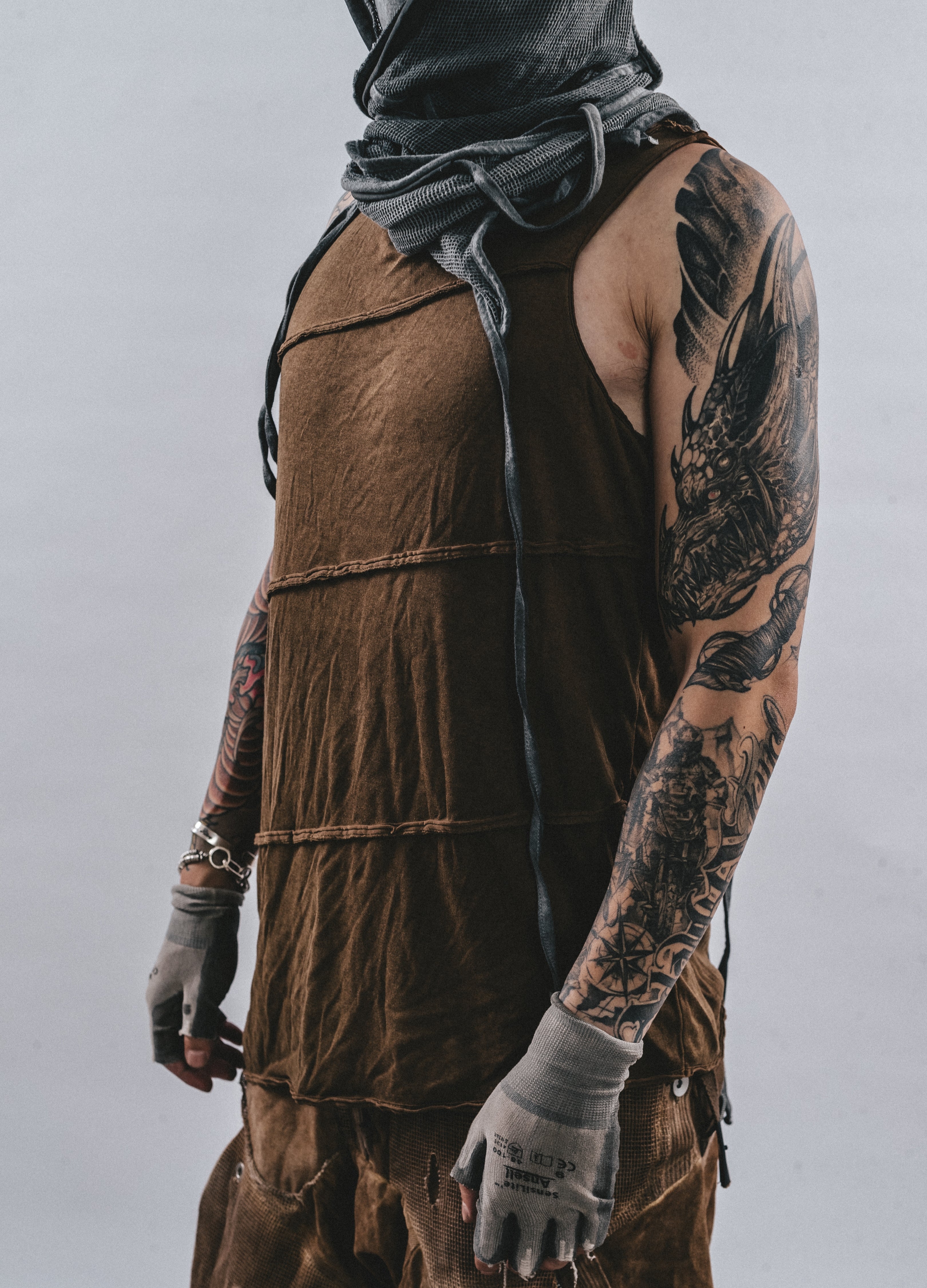 DRKLEI SPIRAL RAW EDGE TANK