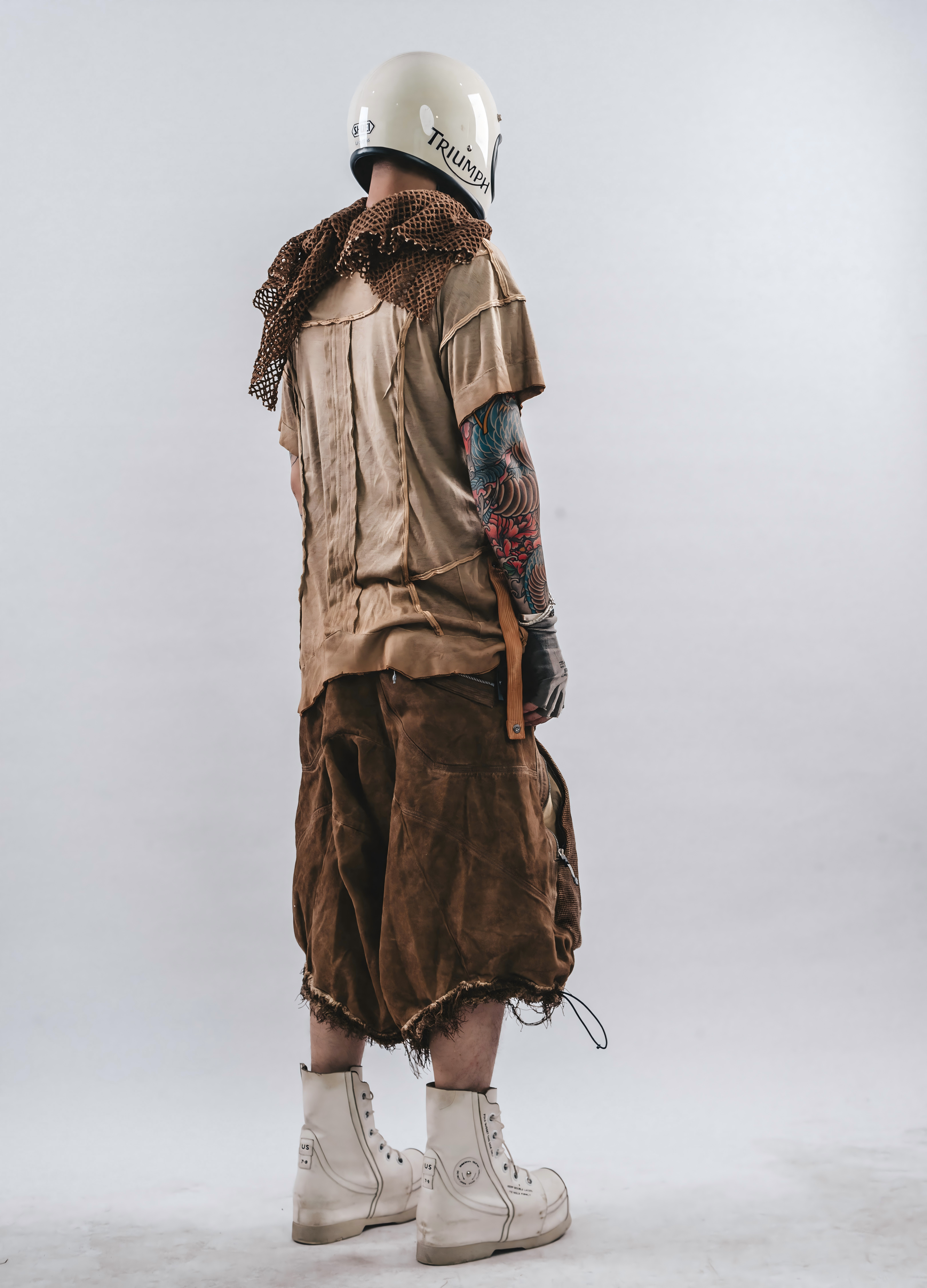 DRKLEI REVERSIBLE RAW EDGE TEE