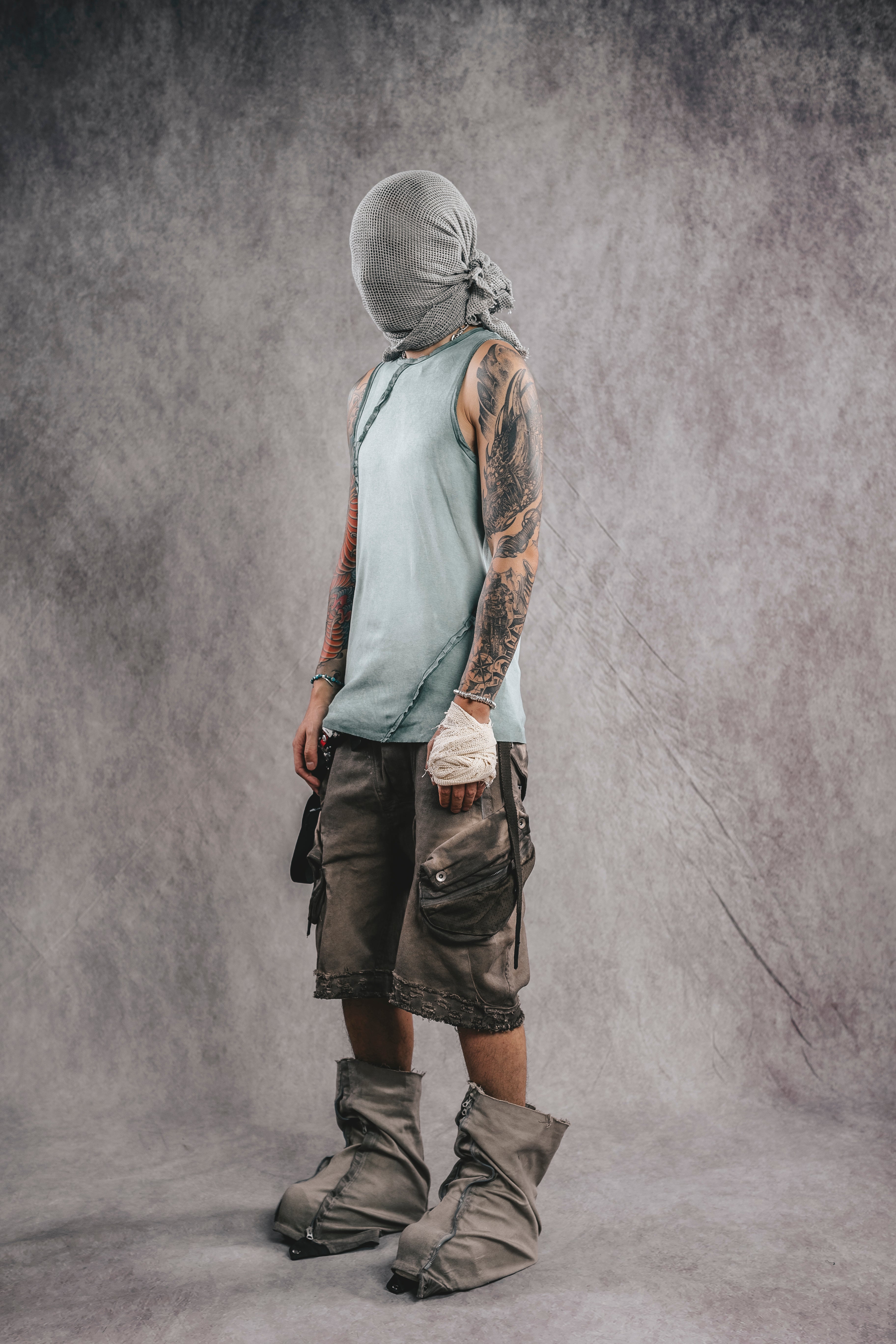 Exoskeleton Sleeveless Top