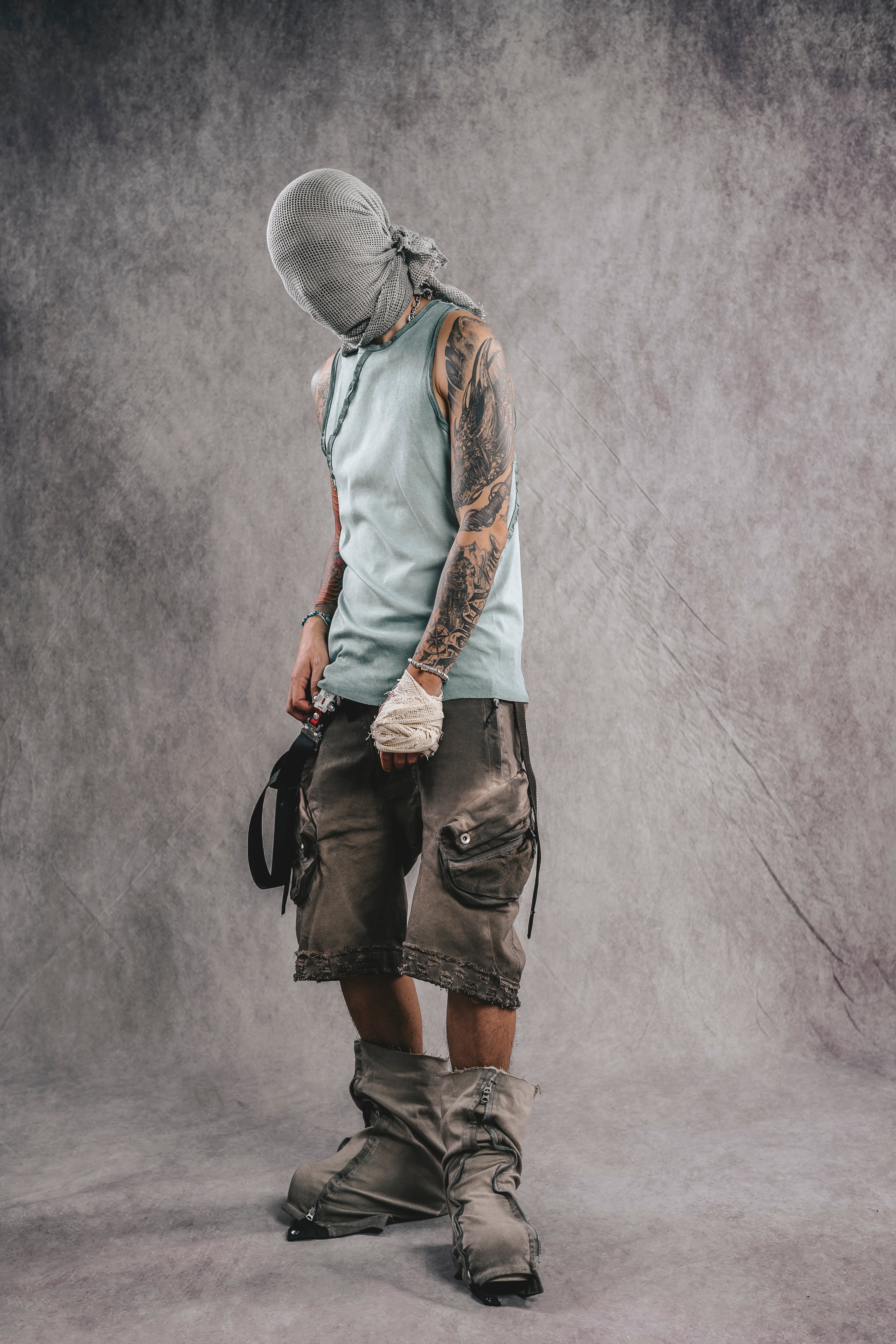 Exoskeleton Sleeveless Top