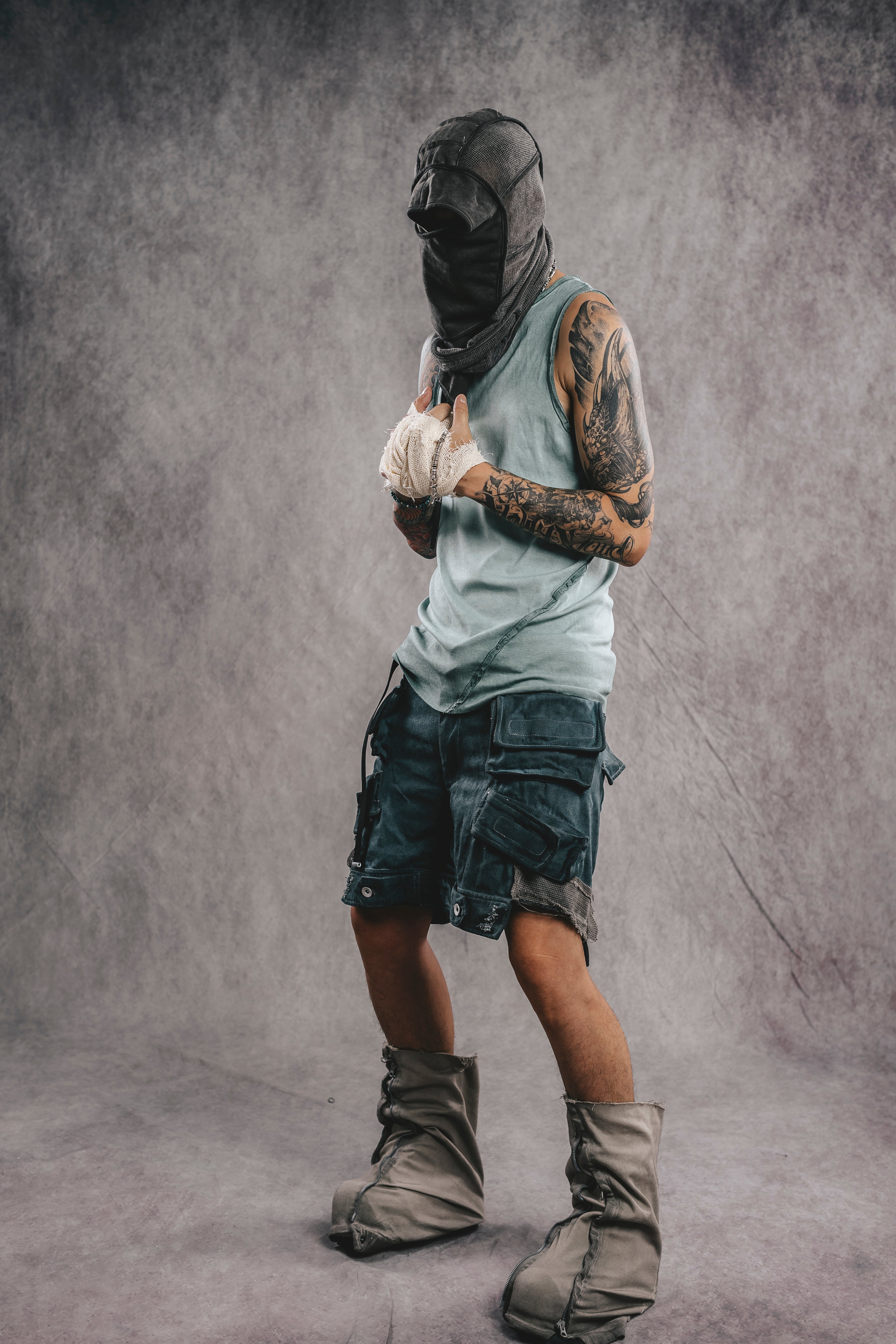 Exoskeleton Sleeveless Top